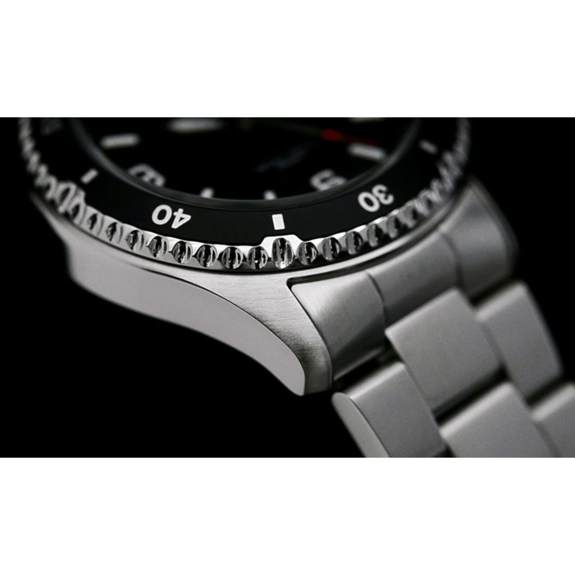 Orient Mako 41.5mm Black Dial Steel Mens Automatic Watch TAA02004B9