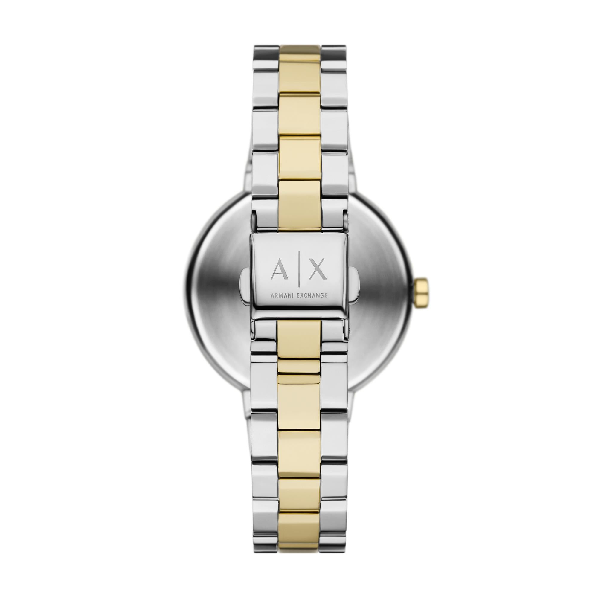Armani Exchange Jackie 36mm Green Dial Steel Ladies Quartz Watch AX5176
