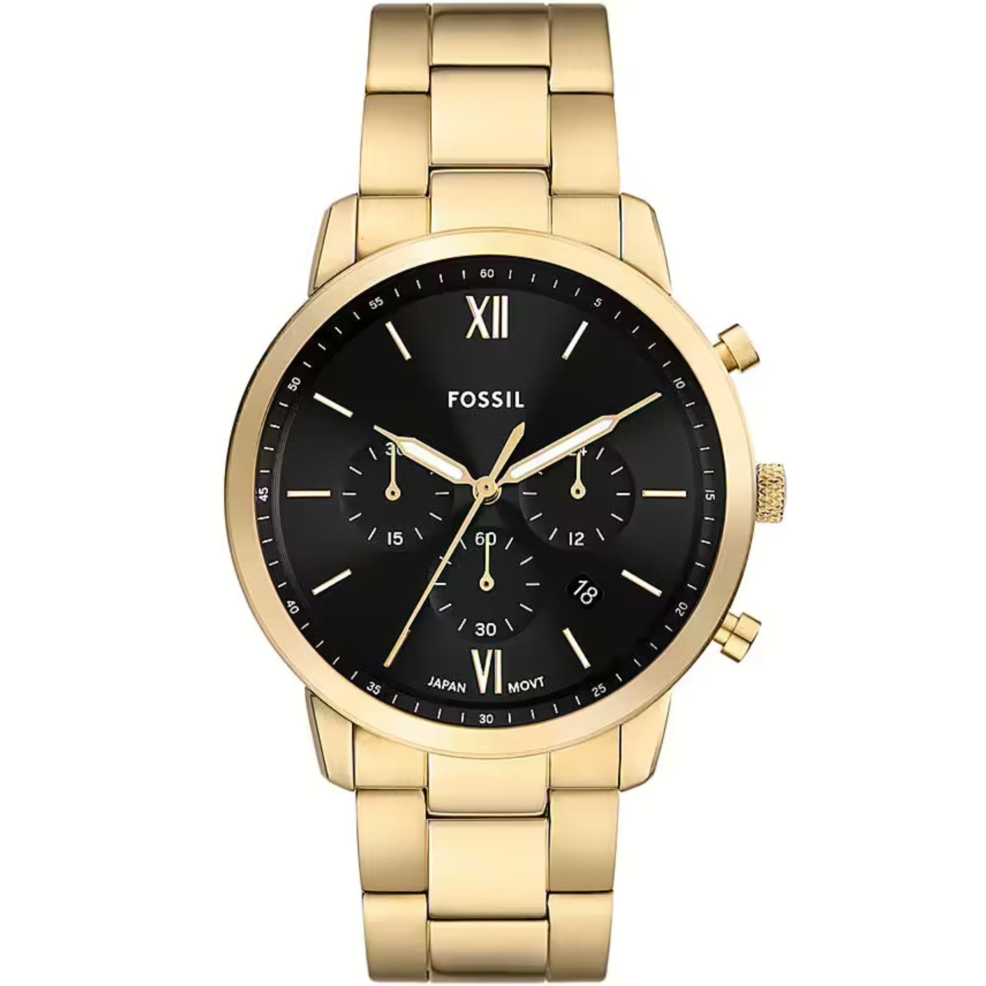 Fossil Neutra Chronograph Black Dial Men's Watch FS6093