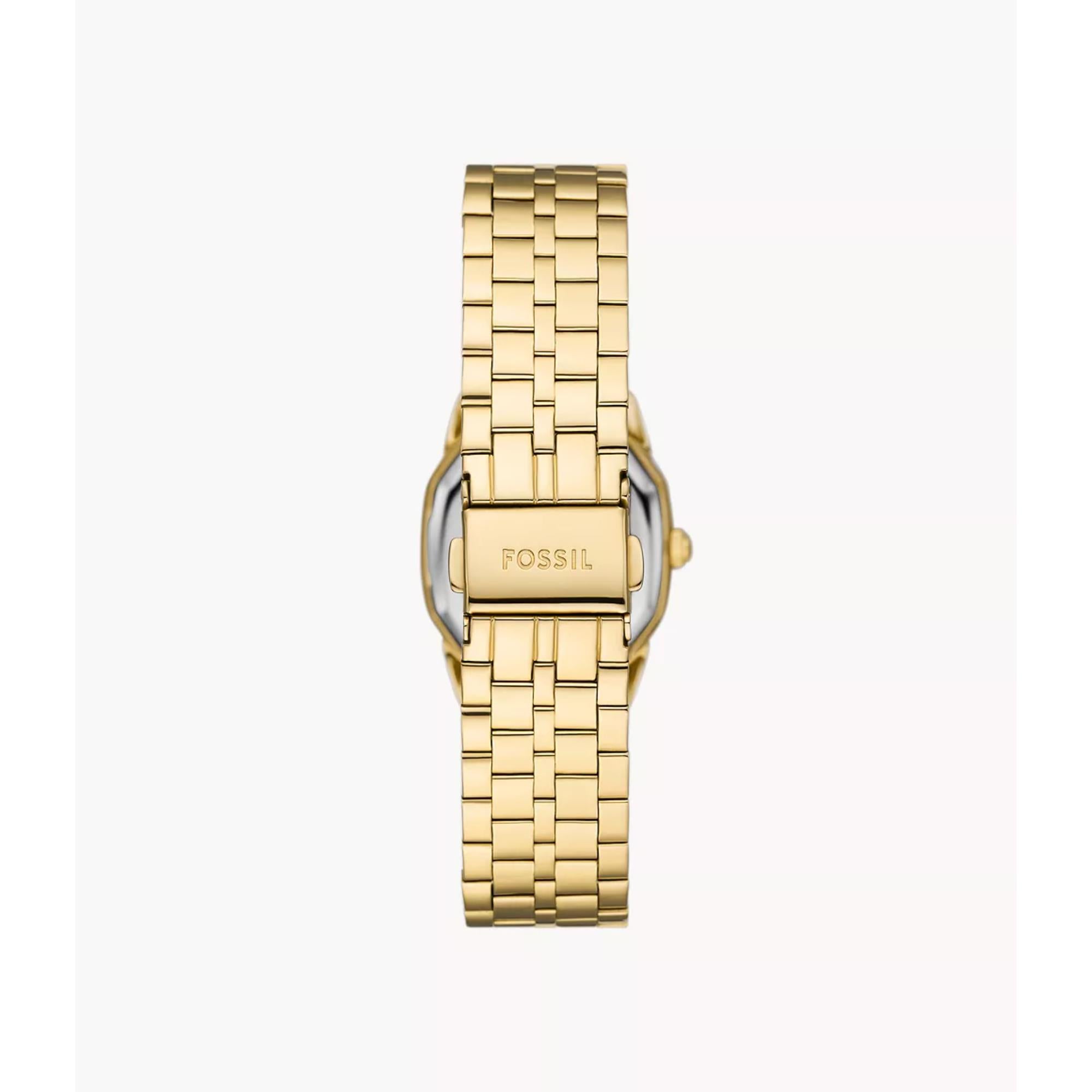 Fossil Harlow 27mm Cream Dial Steel Ladies Quartz Watch ES5361