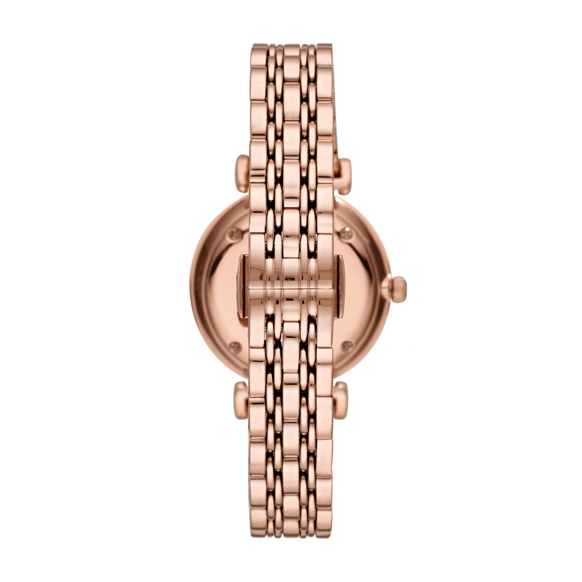 Emporio Armani Two-Hand White Dial Ladies Watch AR11244