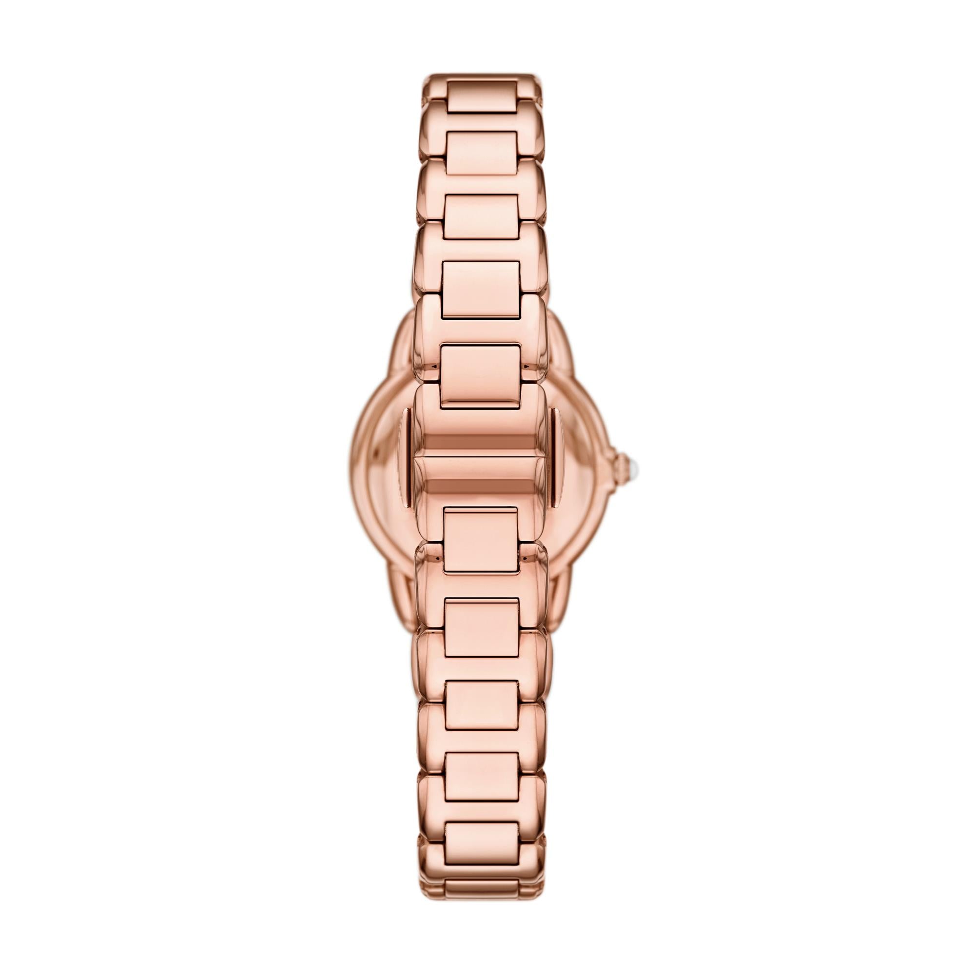 Emporio Armani Mia 26mm Perlmutt Zifferblatt Stahl Damen Quarz Uhr AR11671