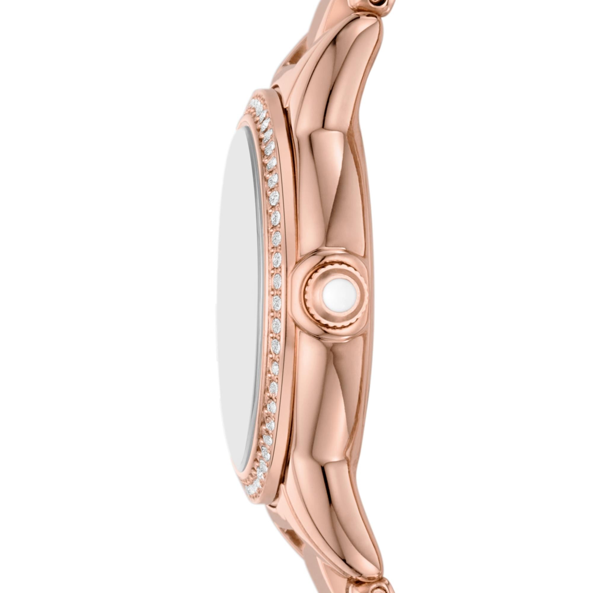 Emporio Armani Mia 26mm Perlmutt Zifferblatt Stahl Damen Quarz Uhr AR11671