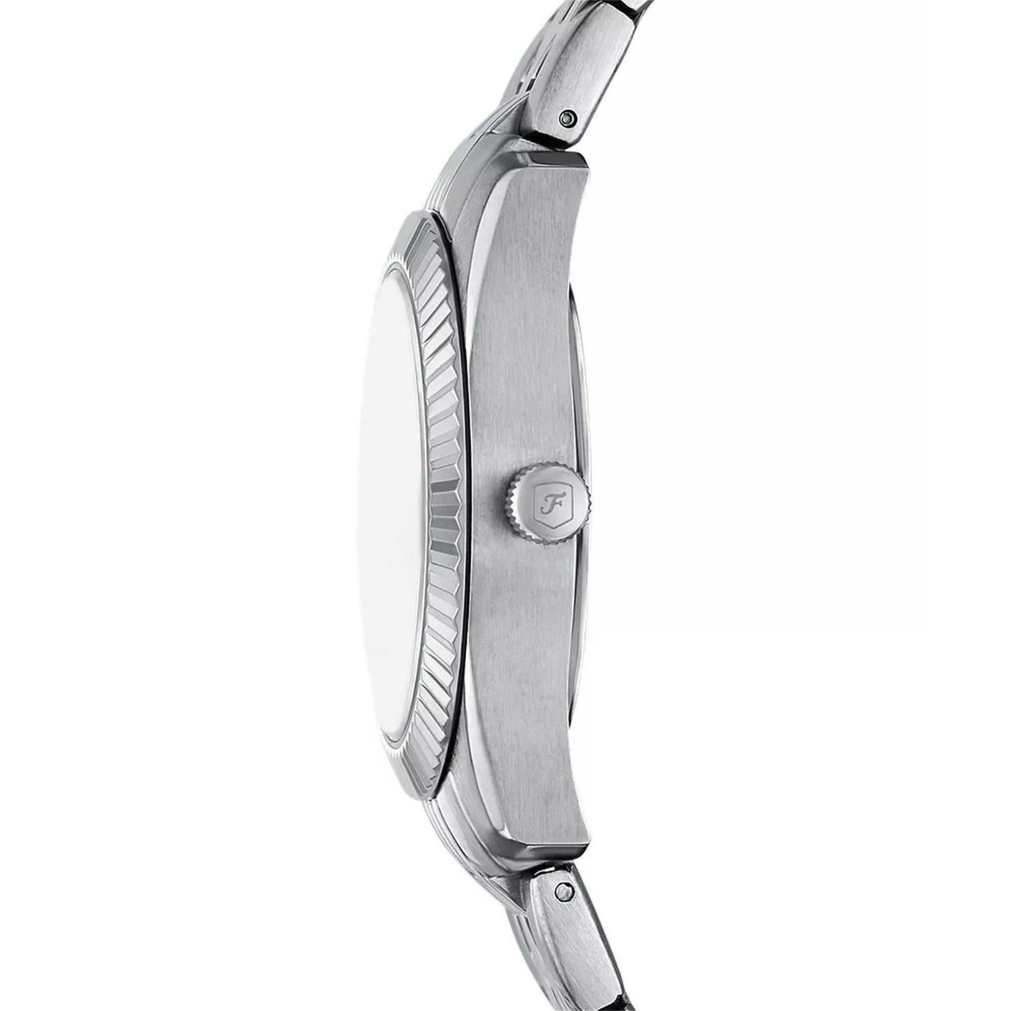 Fossil Scarlette 33mm Rosa Zifferblatt Stahl Damen Quarz Uhr ES5403