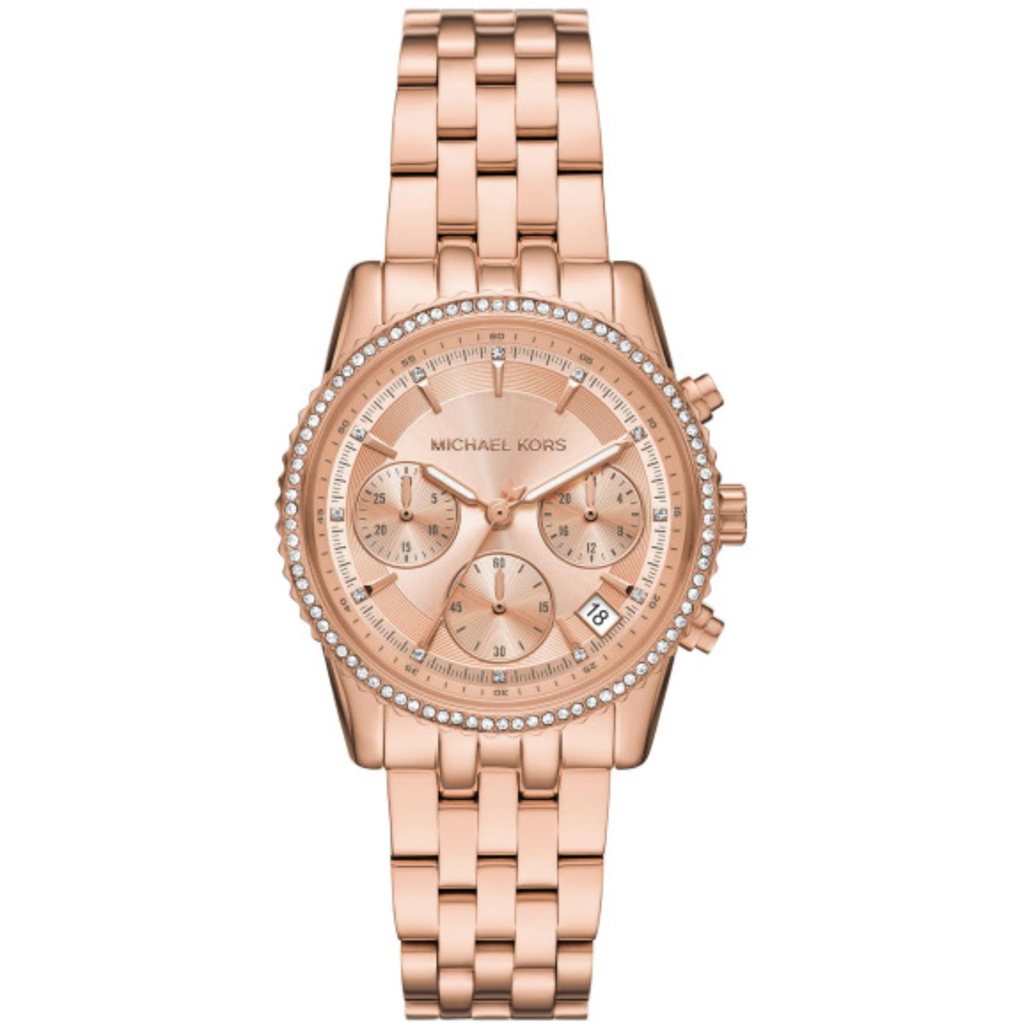 Michael Kors Mini Bryant Rose Gold Dial Ladies Watch MK7531