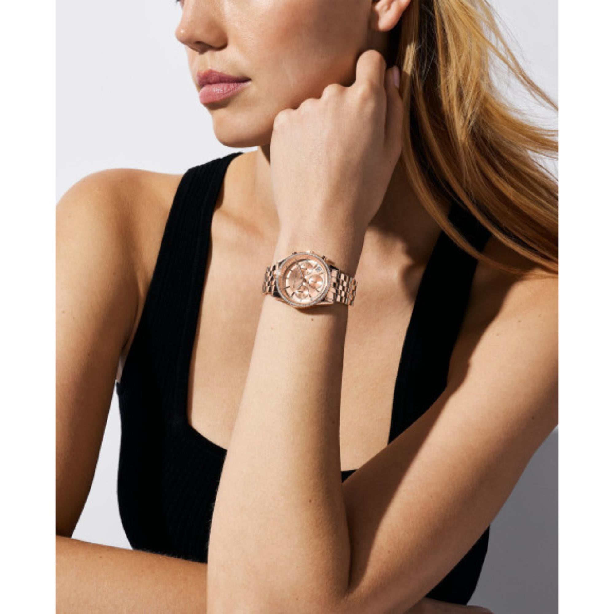 Michael Kors Mini Bryant Rose Gold Dial Ladies Watch MK7531