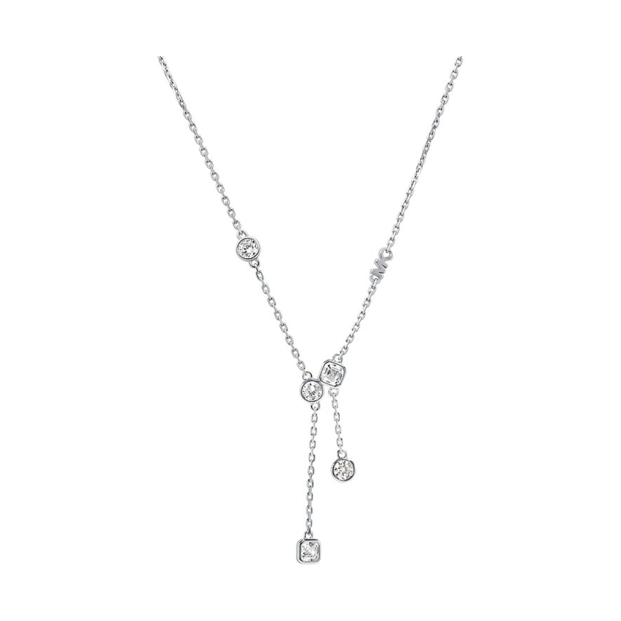 Michael Kors Brilliance Sterling-Silber Anhänger Halskette für Damen MKC1769040