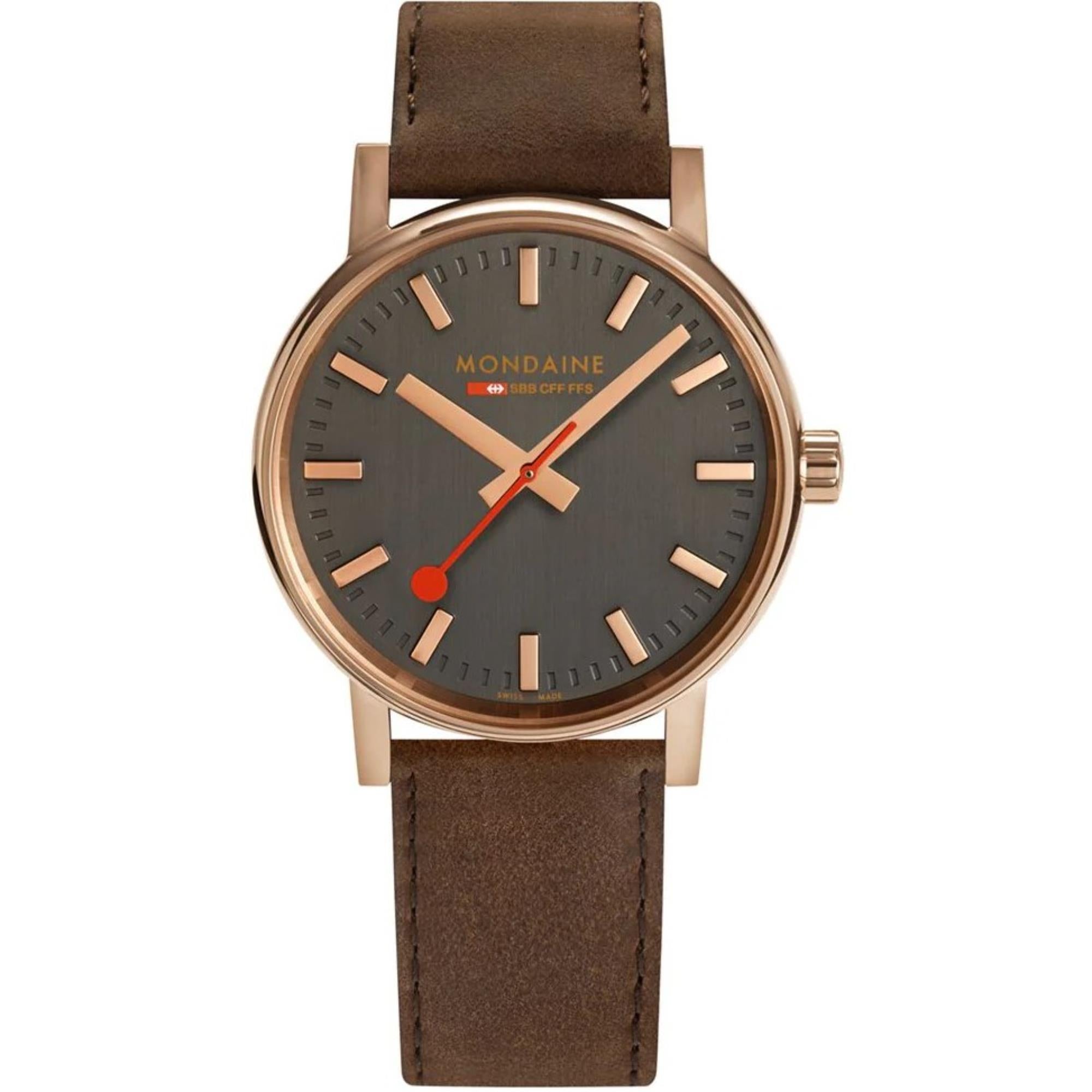 Mondaine Evo2 Rose Gold Unisex Watch MSE.40181.LG