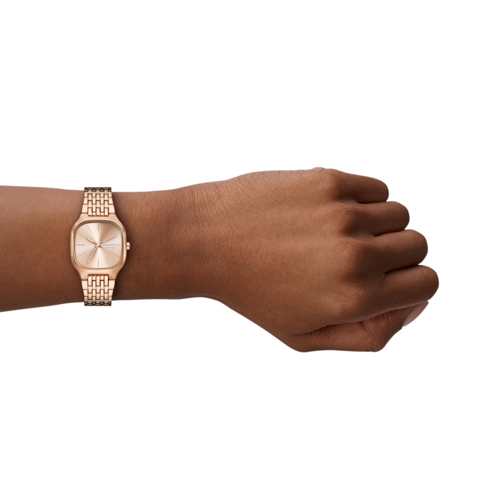 Skagen Lille Rose Gold Dial Ladies Watch SKW3166