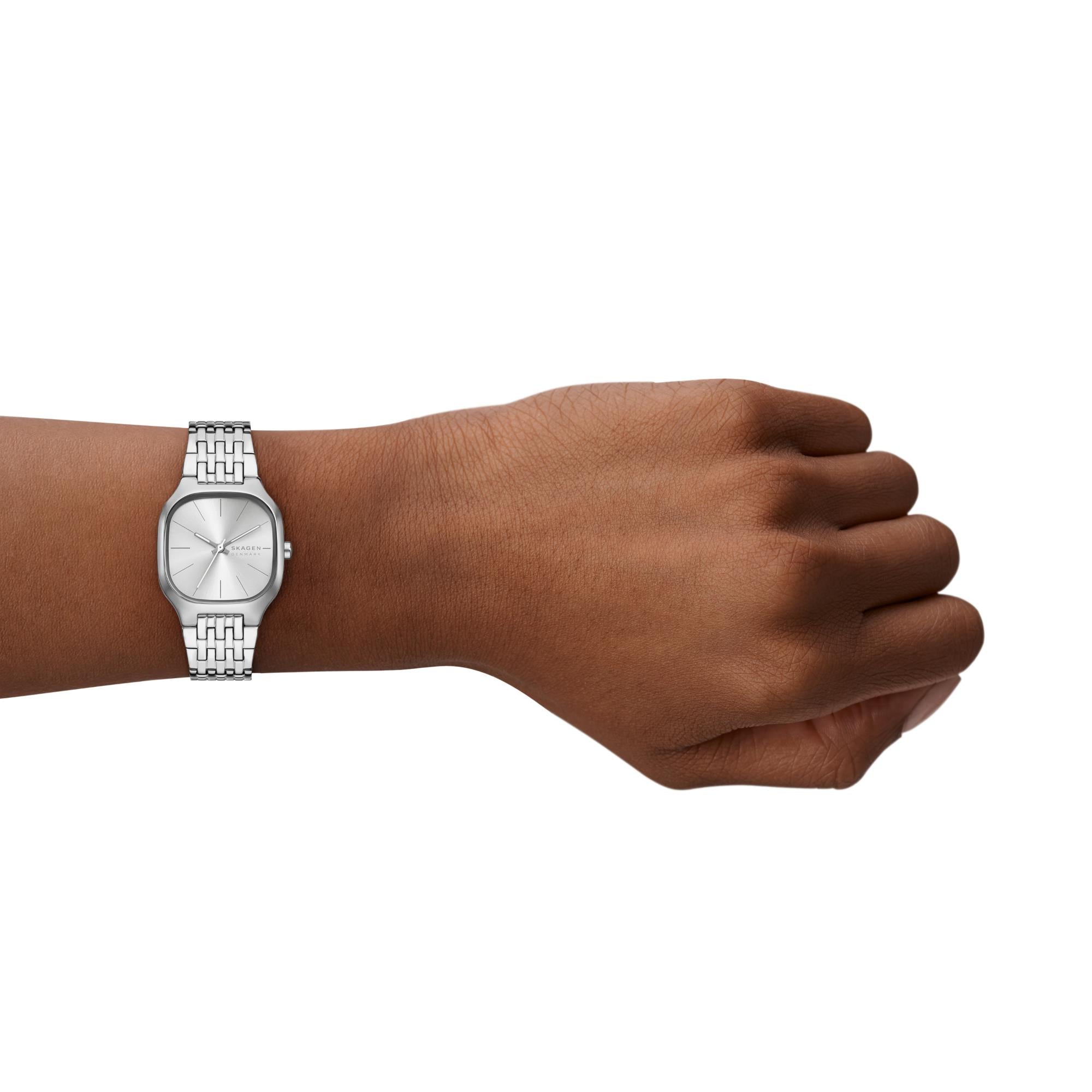 Skagen Mellem Lille Silver Dial Stainless Steel Strap Ladies Watch SKW3159