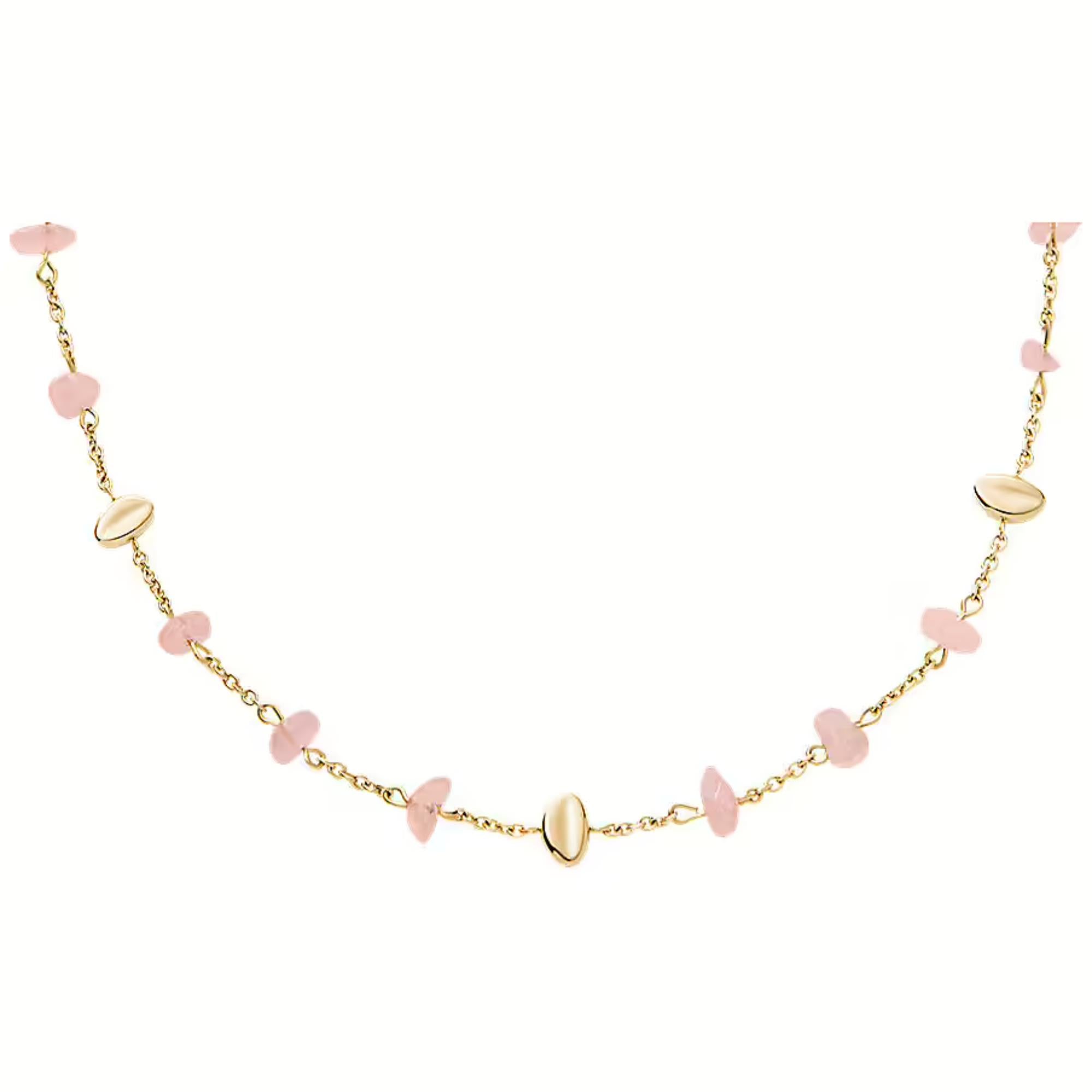 Skagen Anja Rose Quartz Gold-Tone Ladies Necklace SKJ1865710