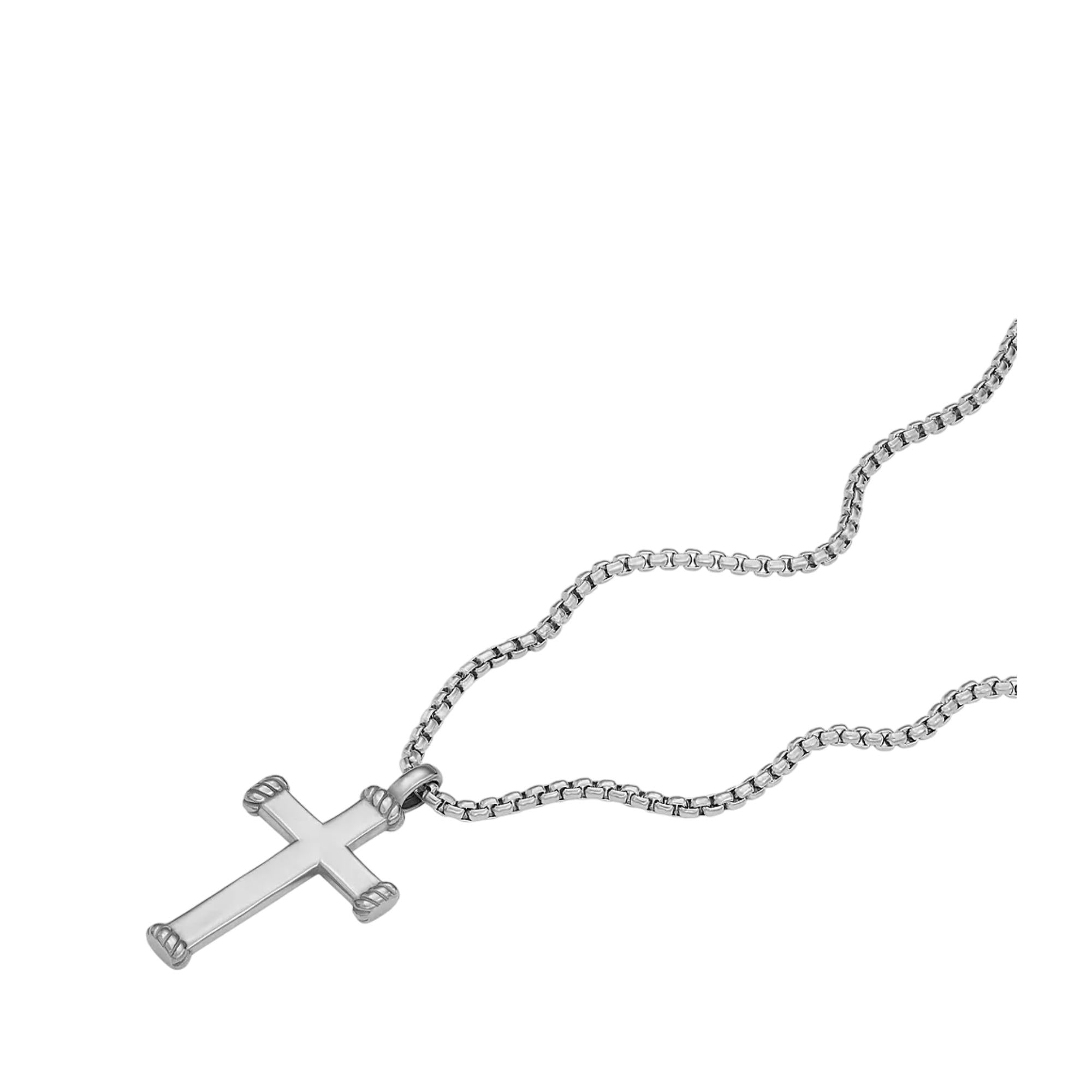Fossil Stainless Steel Pendant Men's Necklace JF04401040