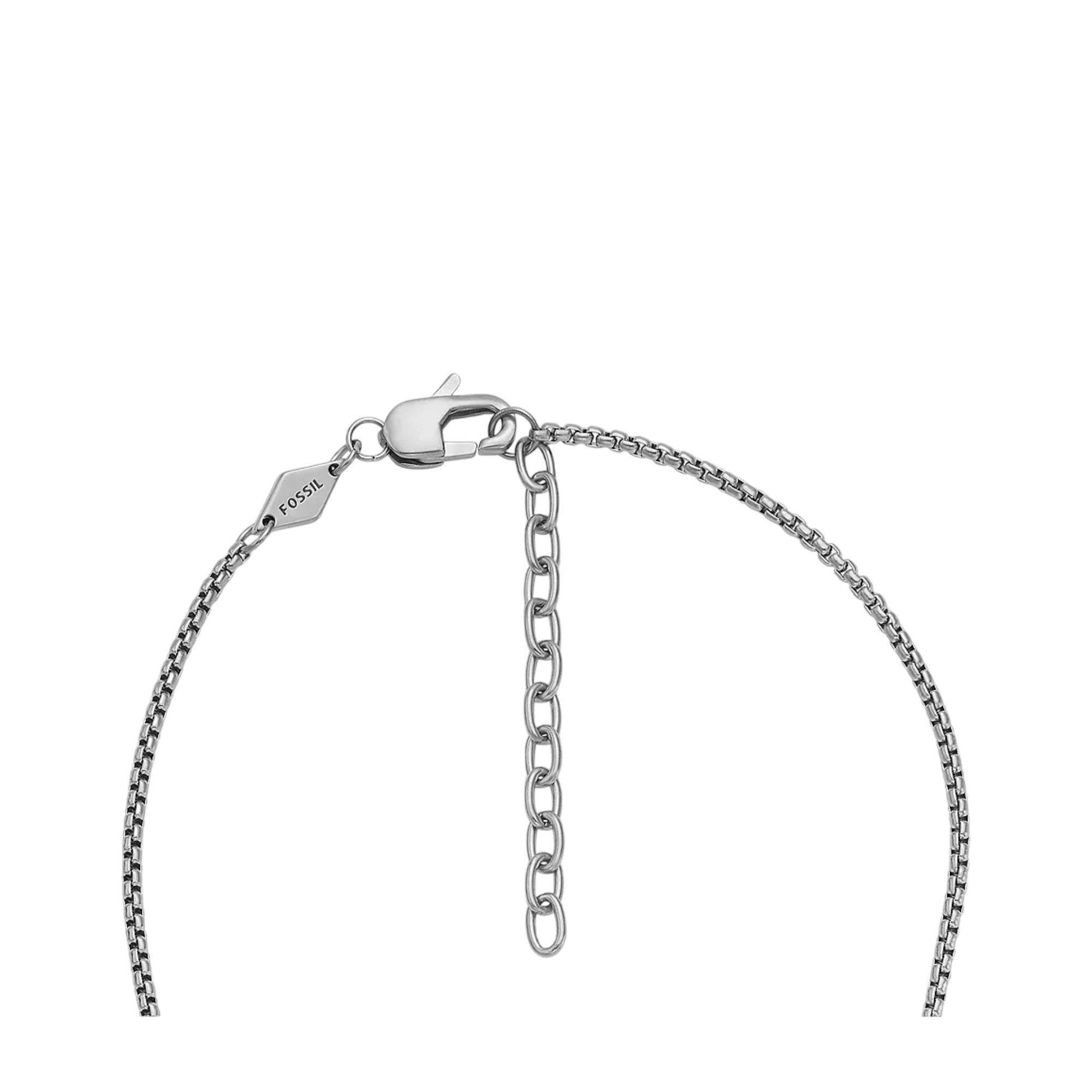 Fossil Stainless Steel Pendant Men's Necklace JF04401040