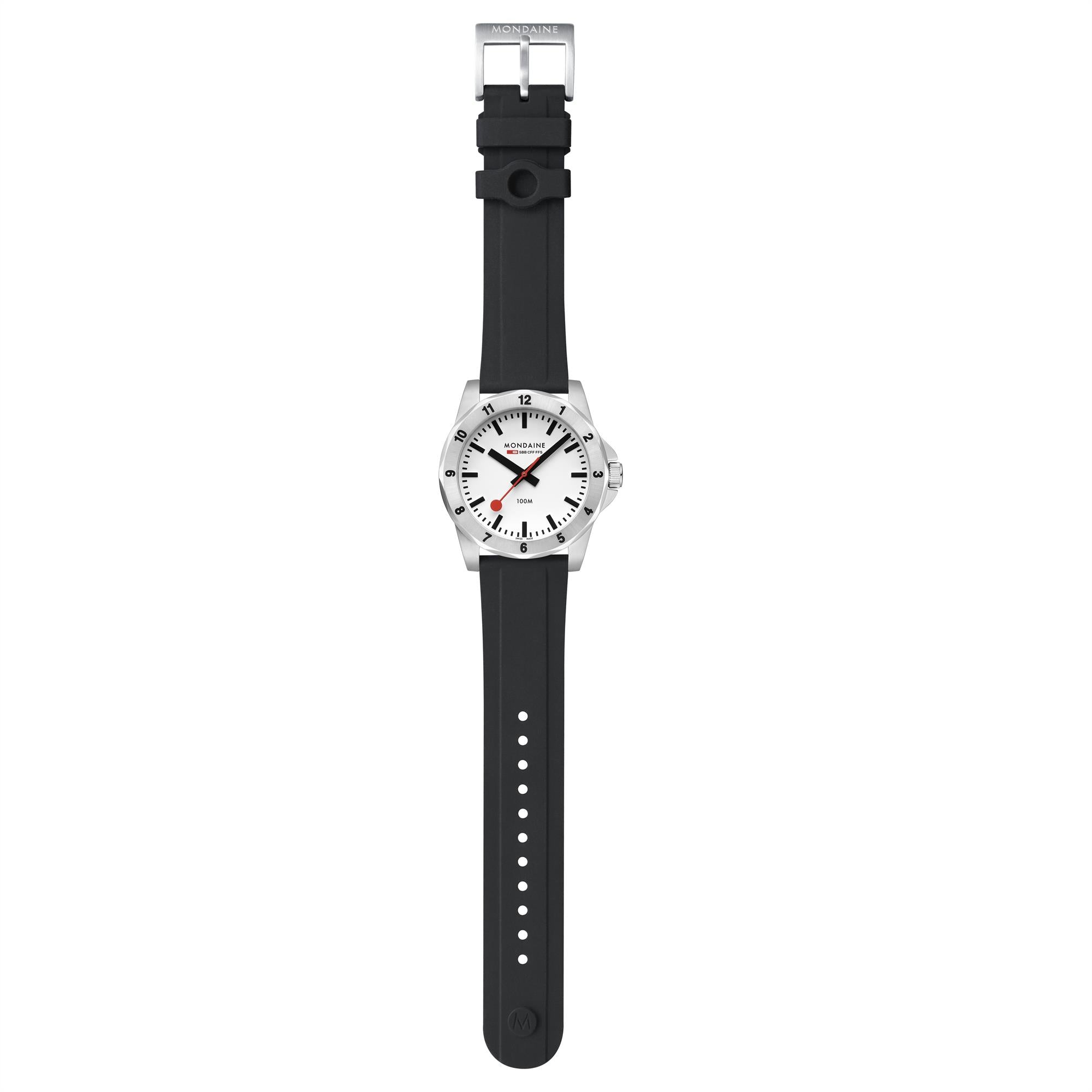 Mondaine Numeri Quartz White Dial Men's Watch MSN.4211B.RB