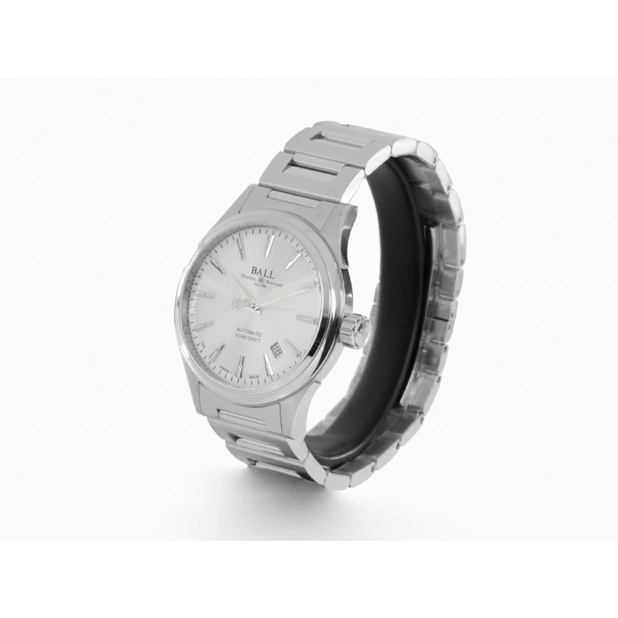 Ball Fireman Victory Automatik Silbernes Zifferblatt Herren Uhr NM2098C-S6J-SL