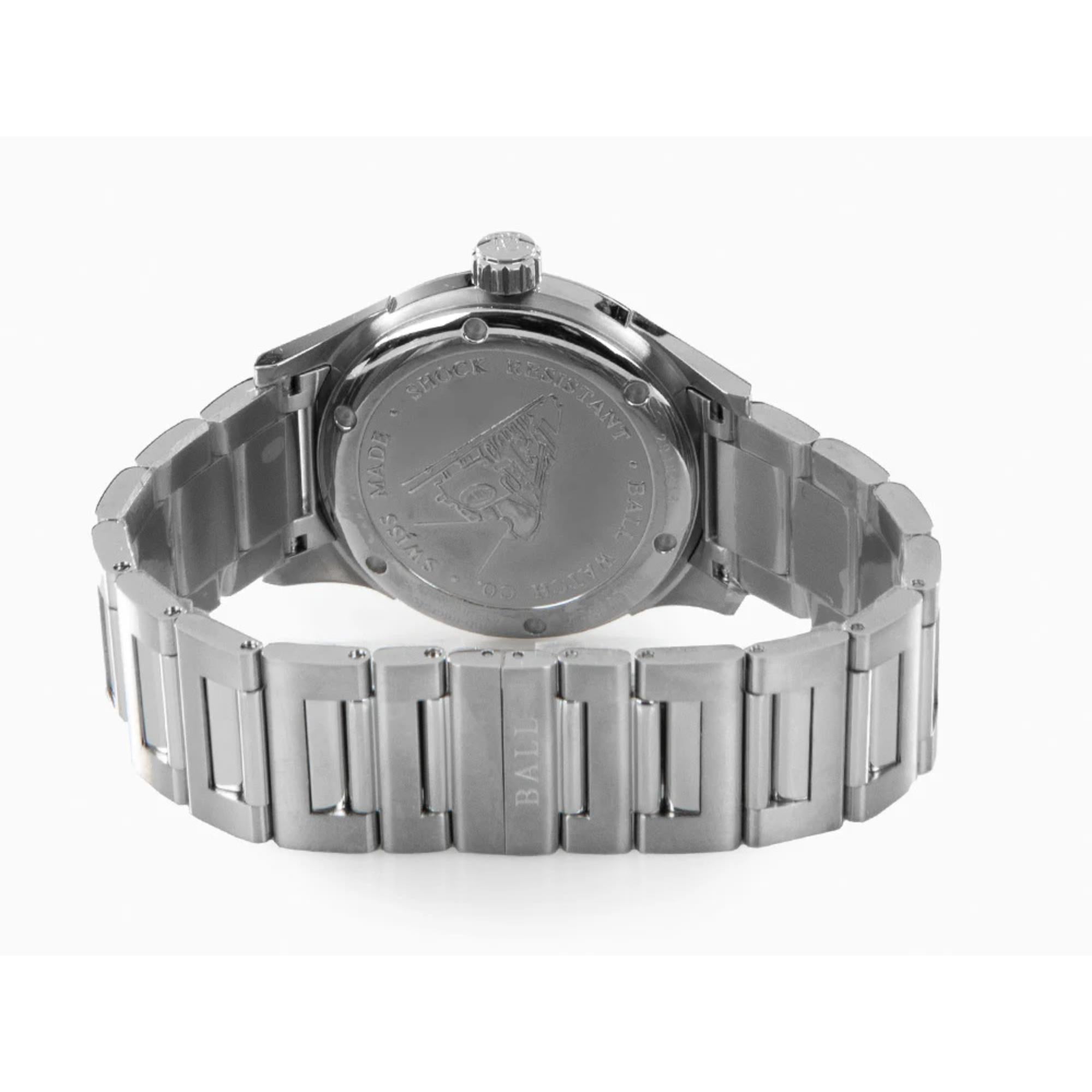 Ball Fireman Victory Automatik Silbernes Zifferblatt Herren Uhr NM2098C-S6J-SL