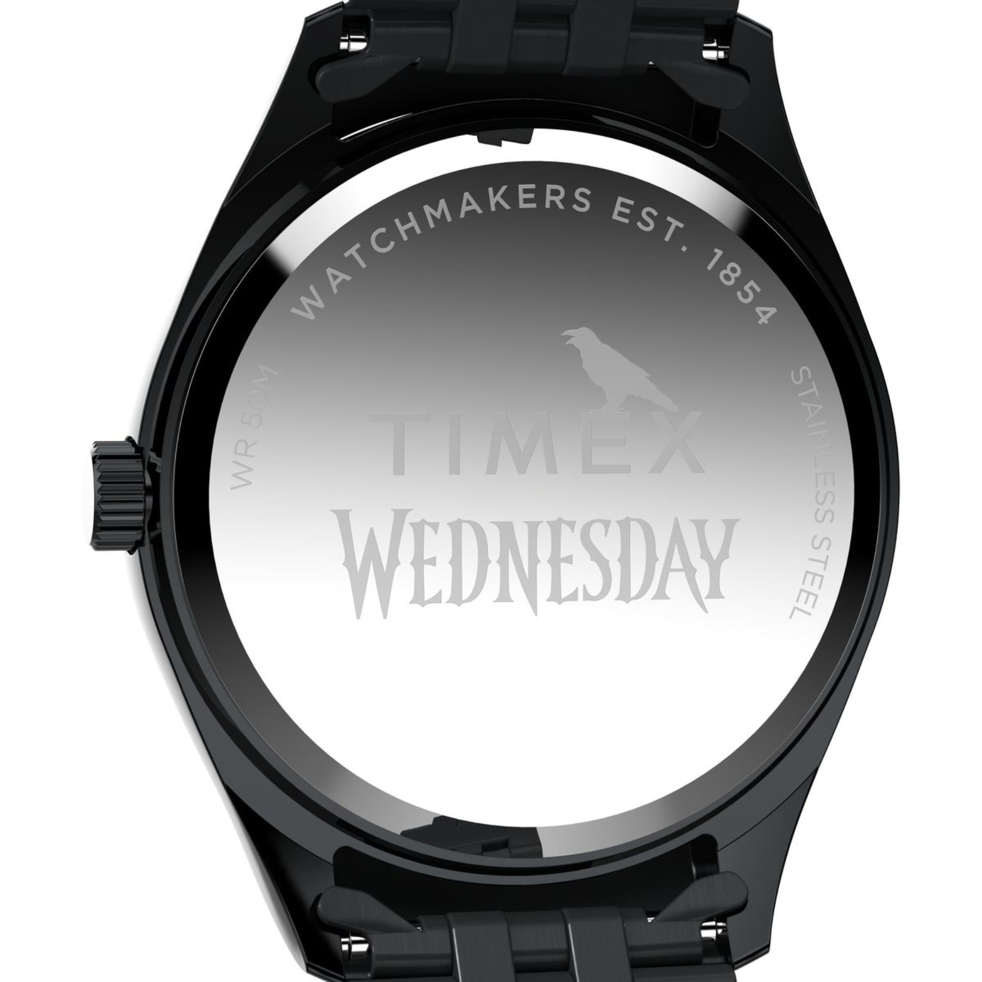 Timex Wednesday Legacy Black Dial Men's Watch TW2Y19600
