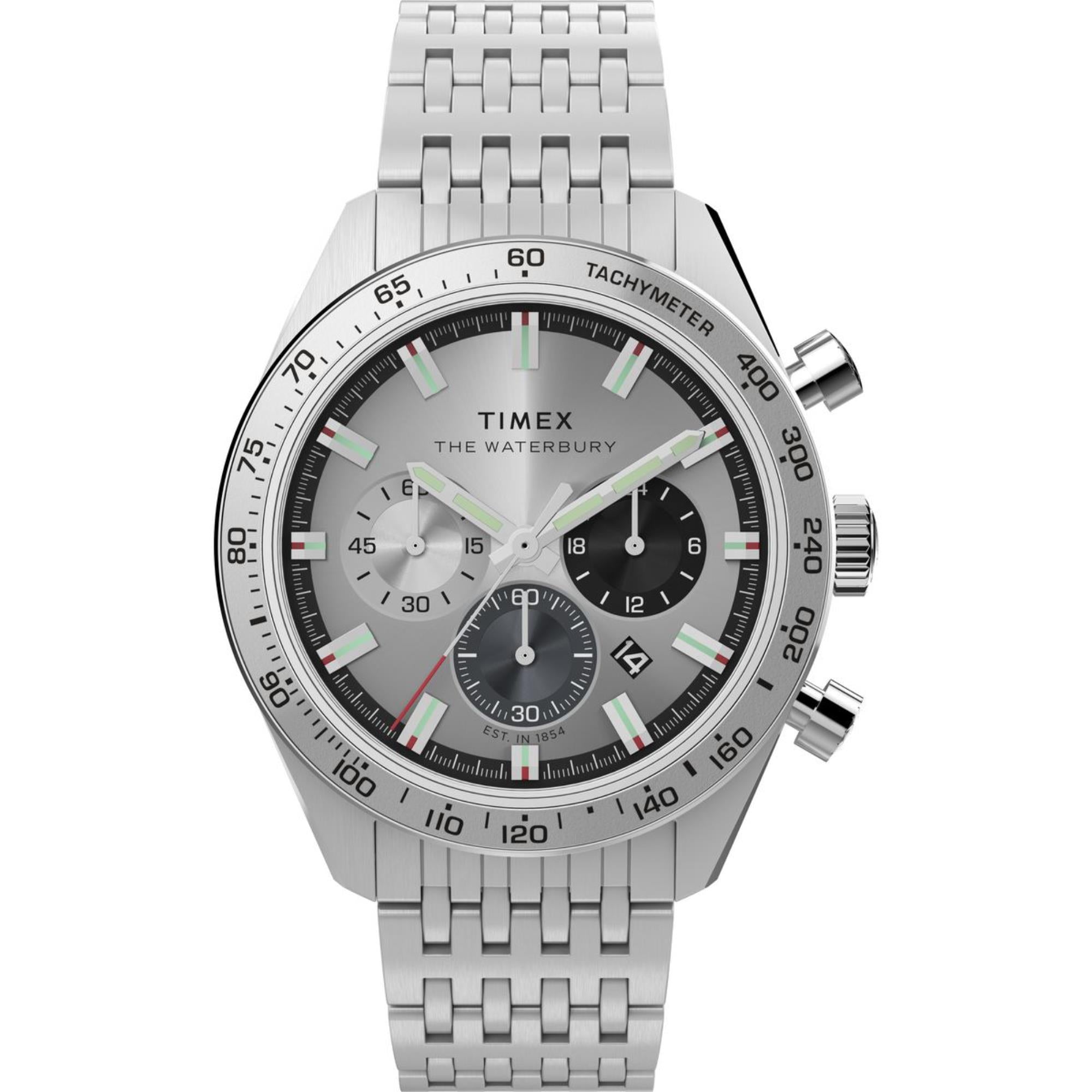 Timex Waterbury Silver Dial Men's Watch TW2Y18700