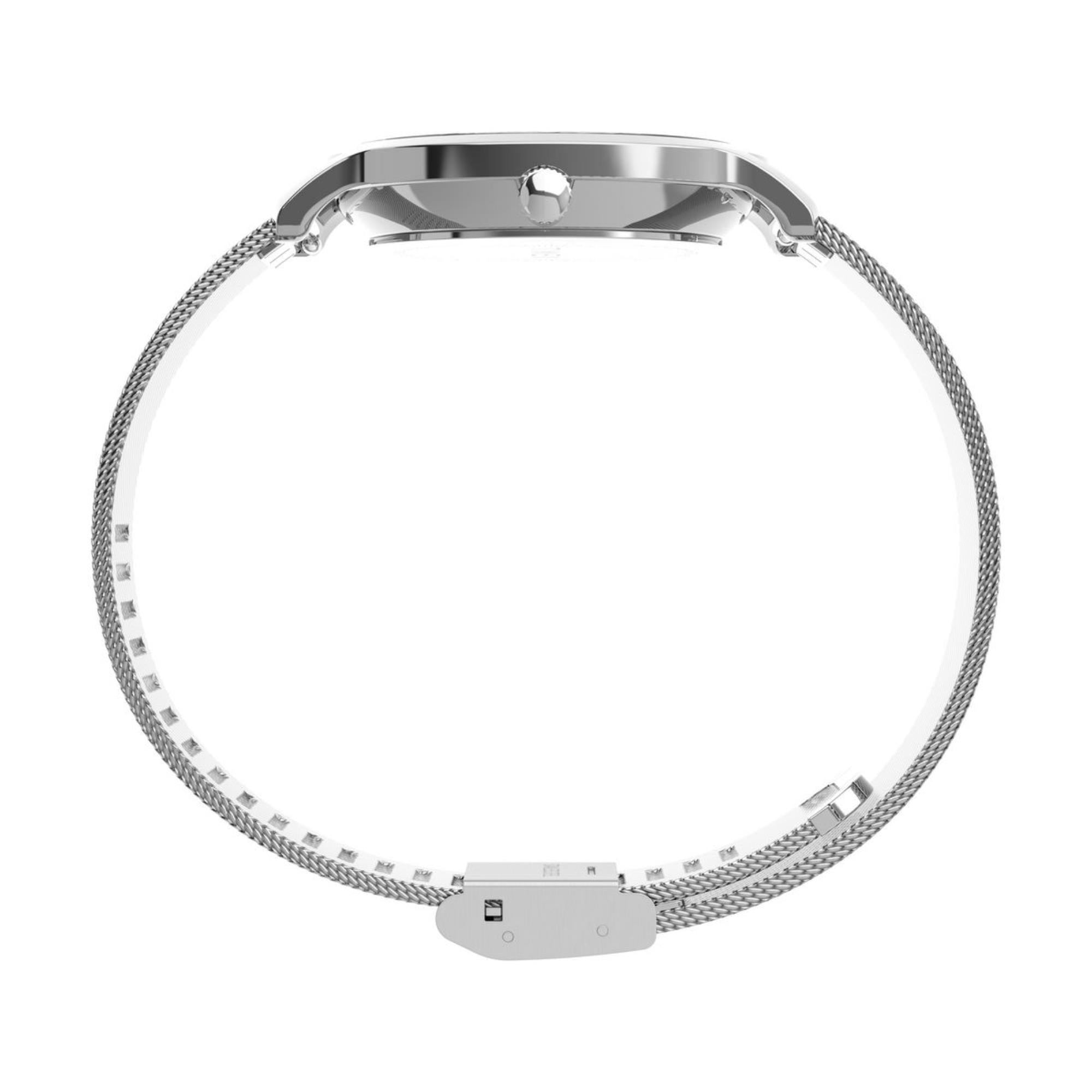 Timex Transcend Silver-Tone Dial Women's Watch TW2Y10200