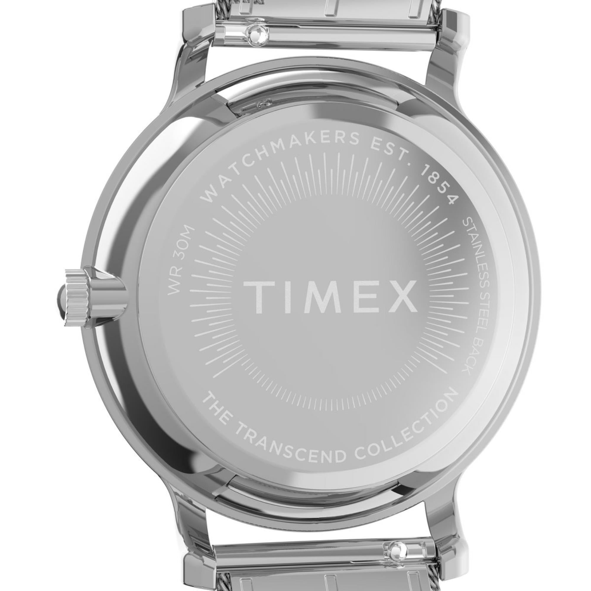 Timex Transcend Silver-Tone Dial Women's Watch TW2Y10200