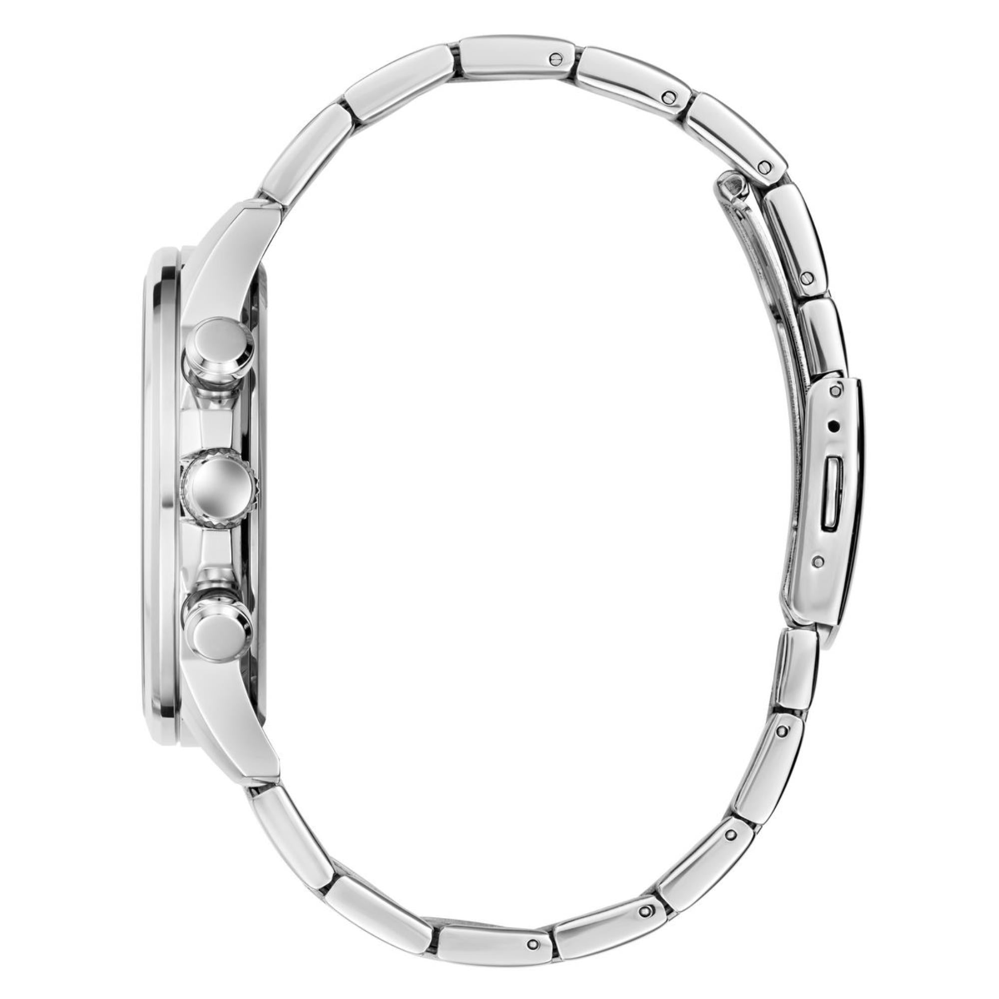 Guess Walker blaues Zifferblatt Edelstahlarmband Herren Uhr GW0900G4