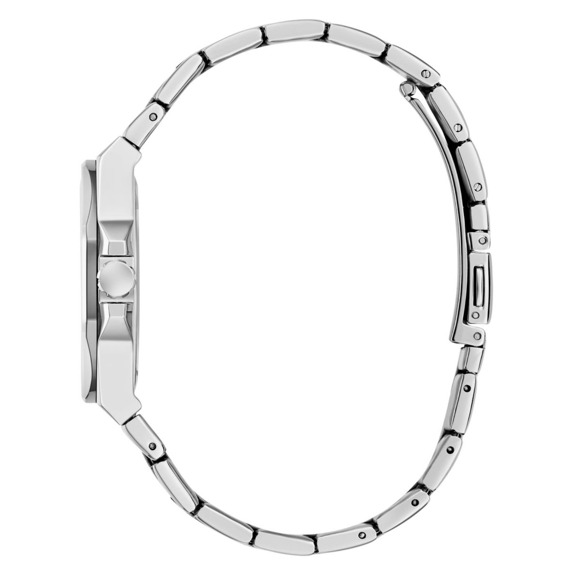 Guess Empress blaues Zifferblatt Edelstahlarmband Damen Uhr GW0873L1