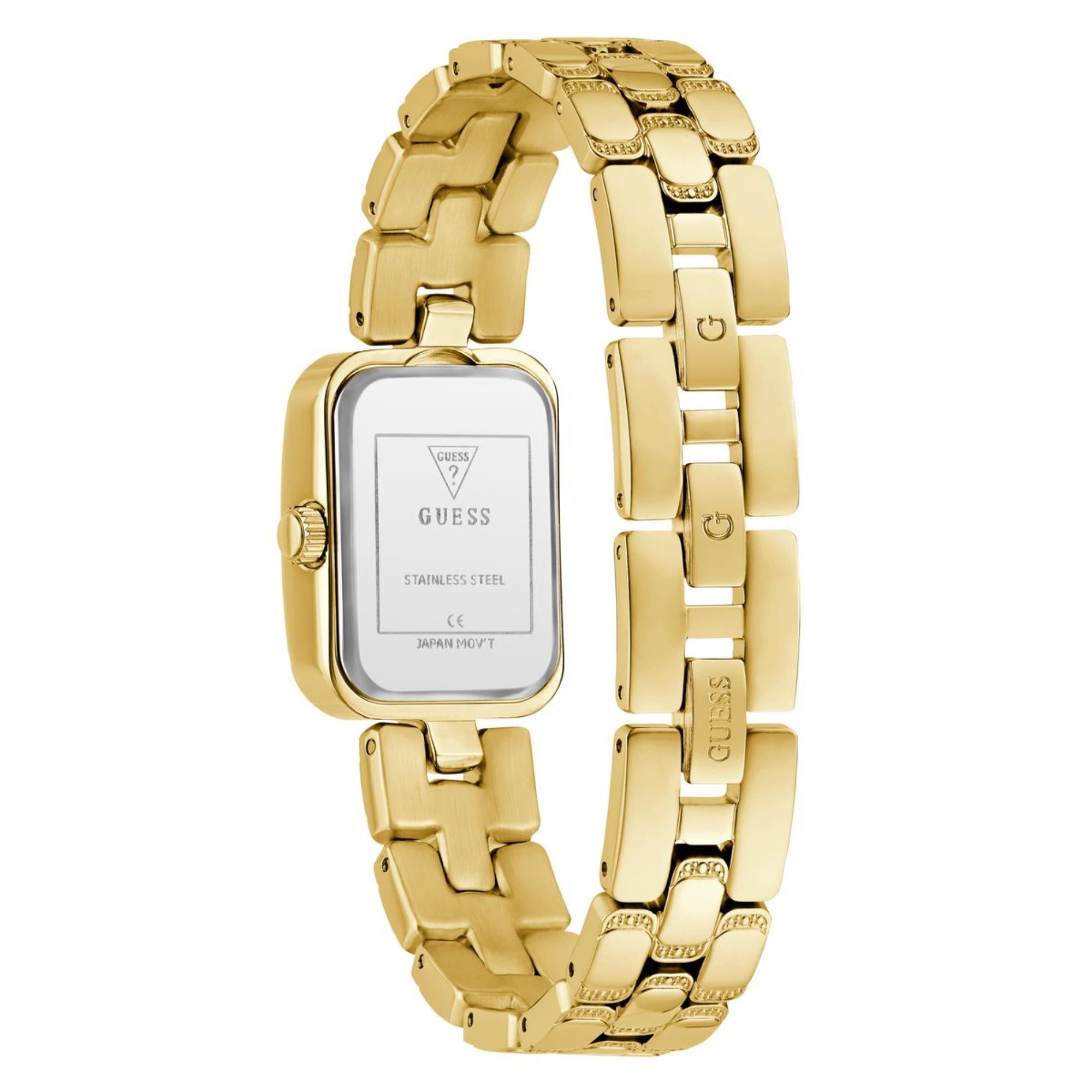 Guess Isla silbernes Zifferblatt Edelstahlarmband Damen Uhr GW0865L2