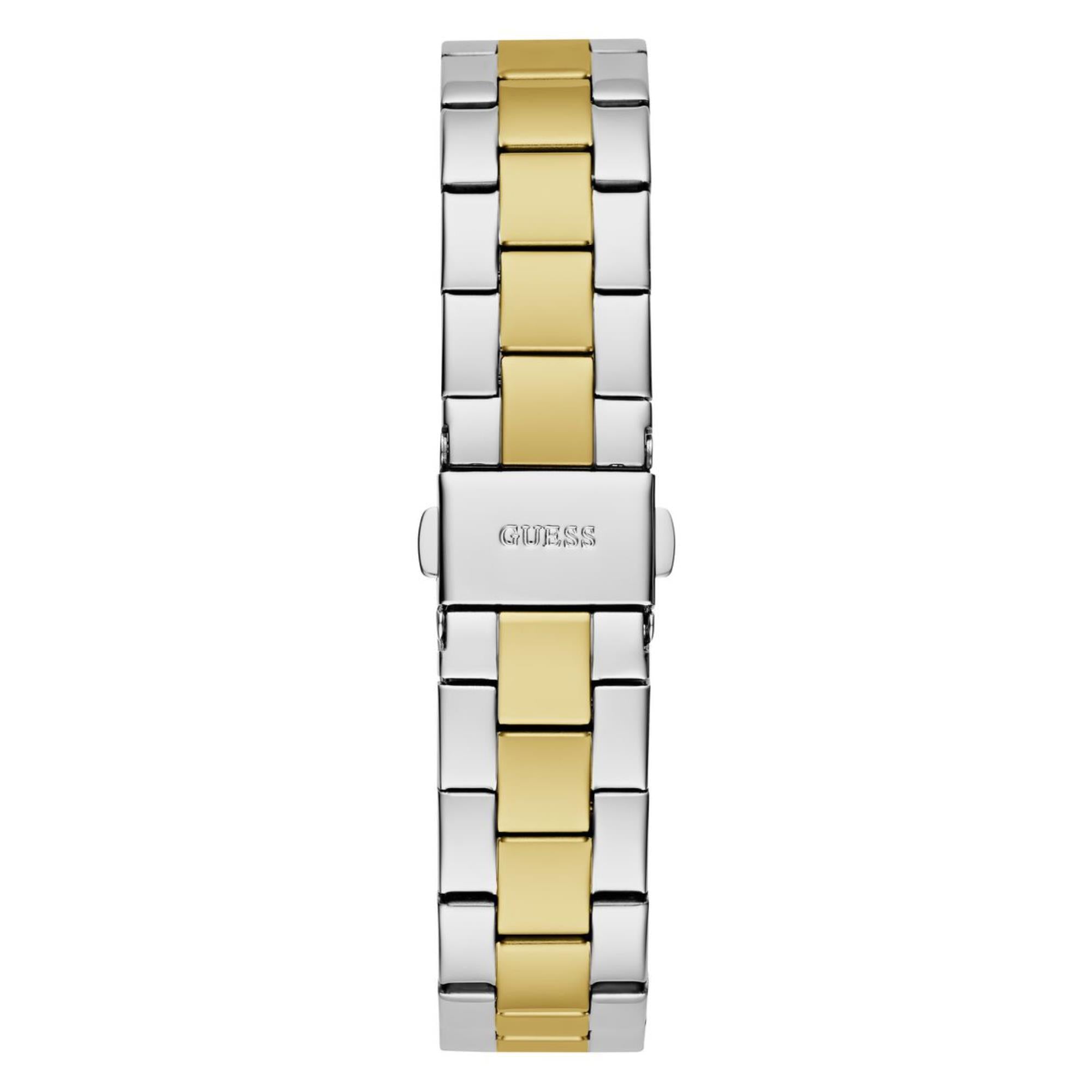 Guess Fawn Grünes Zifferblatt Edelstahlarmband Damen Uhr GW0686L2