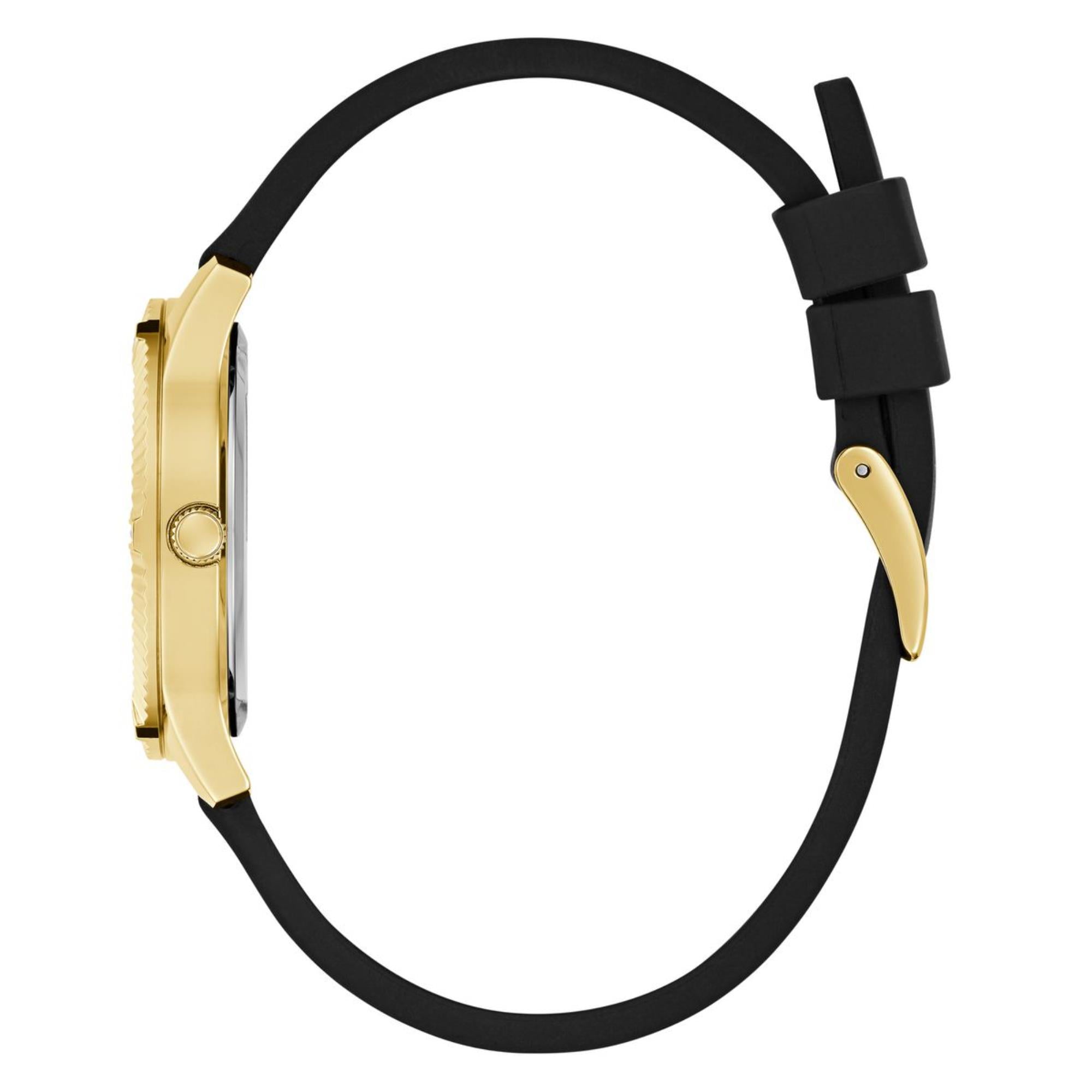 Guess Starstruck Grünes Zifferblatt Silikonarmband Damenuhr GW0766L3