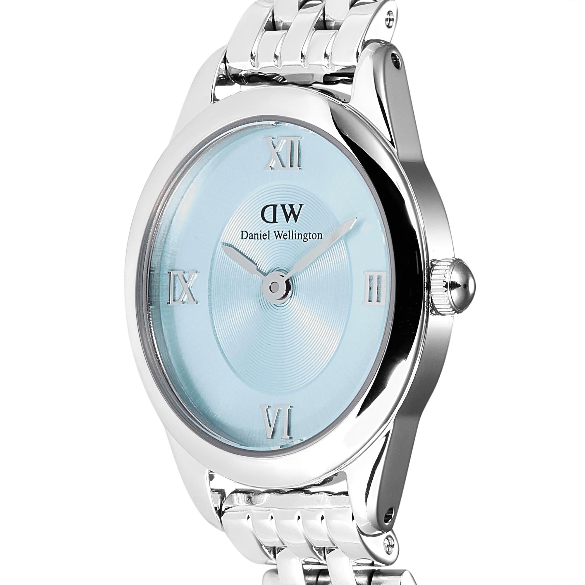 Daniel Wellington Ophelia 22mm Blue Dial Steel Ladies Quartz Watch DW00100809