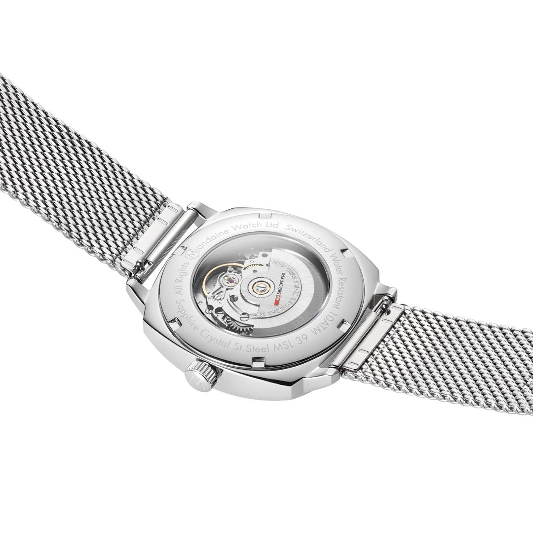 Mondaine Cushion White Dial Men's Watch MSL.3961B.SM