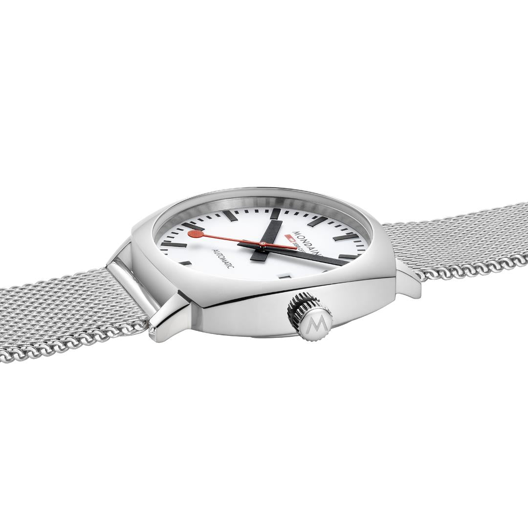 Mondaine Cushion White Dial Men's Watch MSL.3961B.SM