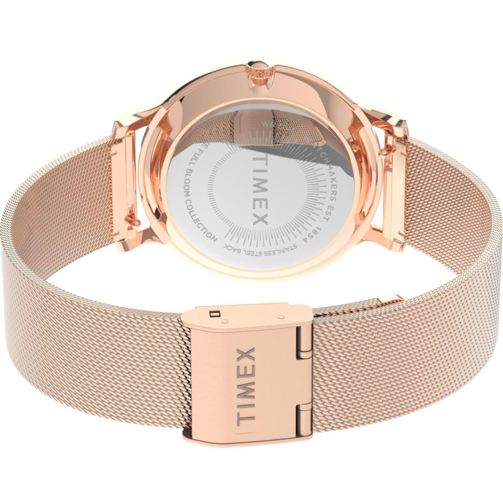 Timex Floral Multi-Coloured Dial Women's Watch TW2U19000
