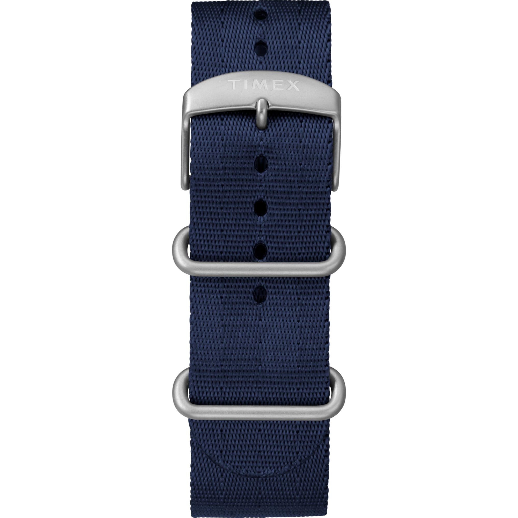 Timex Expedition 44mm Blaues Zifferblatt Stoff Herren Quarz Uhr TW4B14300