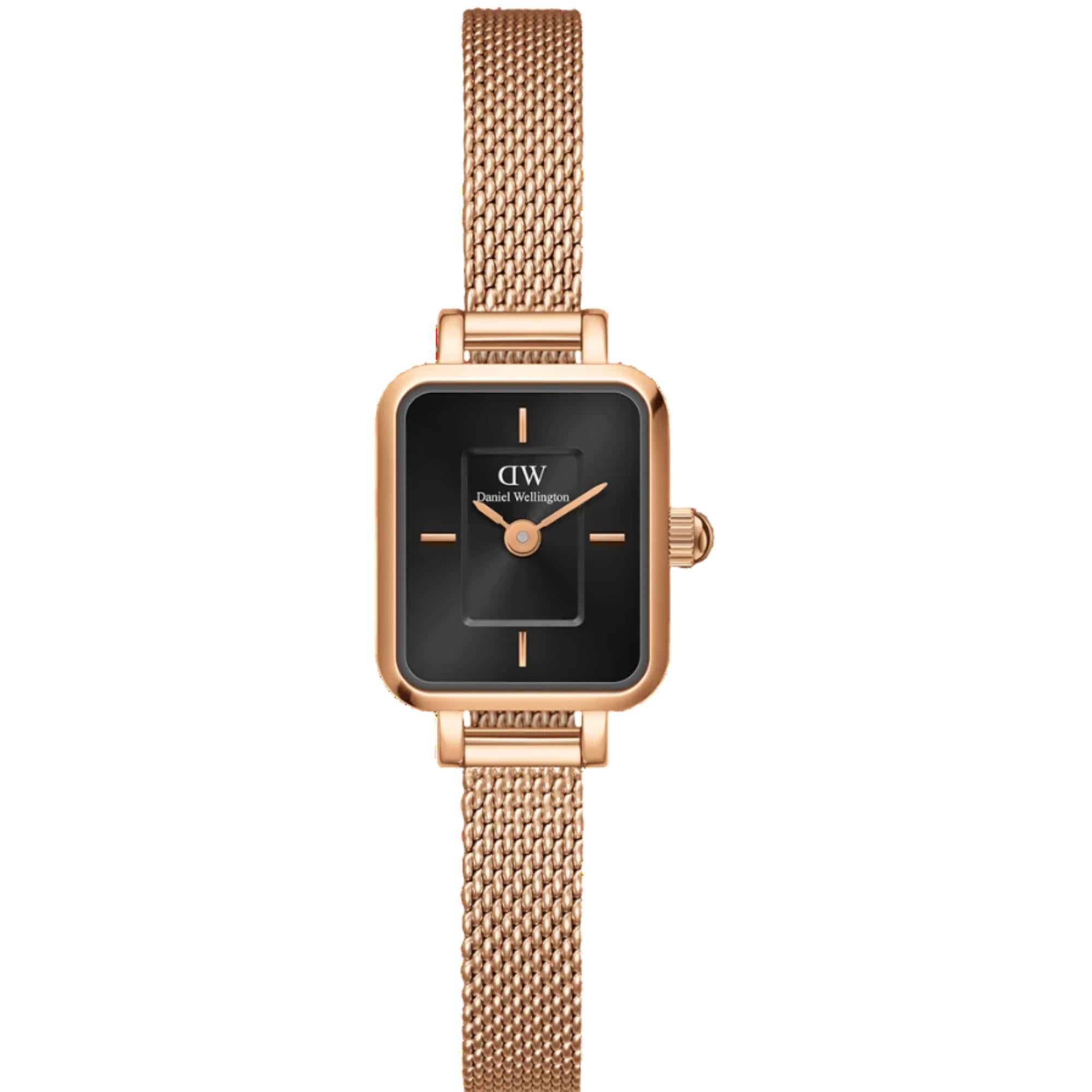 Daniel Wellington Quadro Black Dial Women's Watch DW00100647