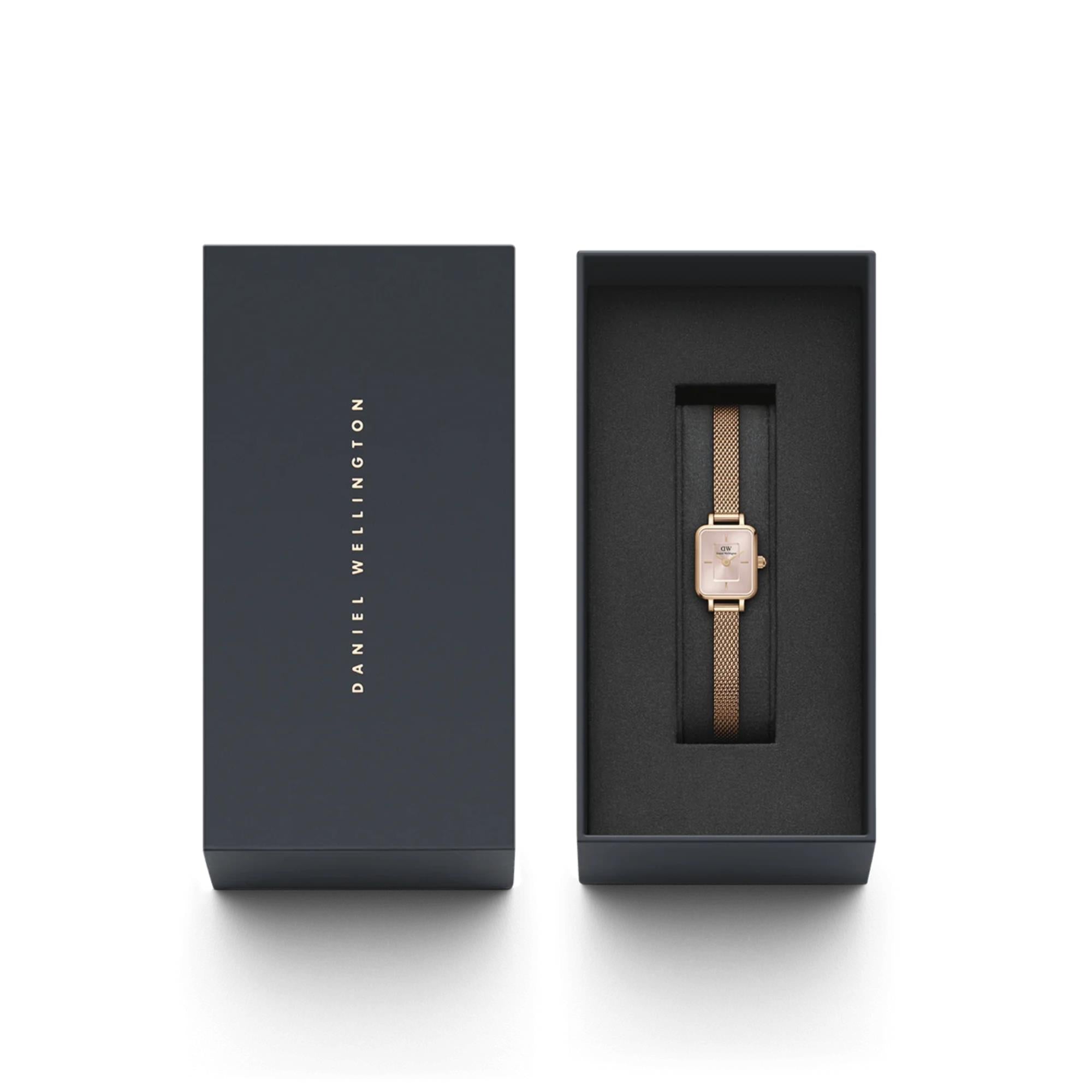 Daniel Wellington Quadro Pink Dial Women's Watch DW00100650