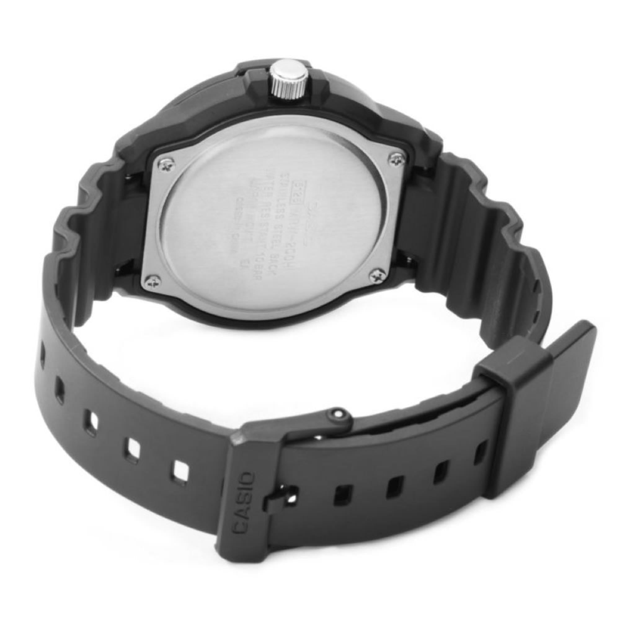 Casio Collection Sports Black Dial Resin Strap Men's Watch MRW-200H-1BVES