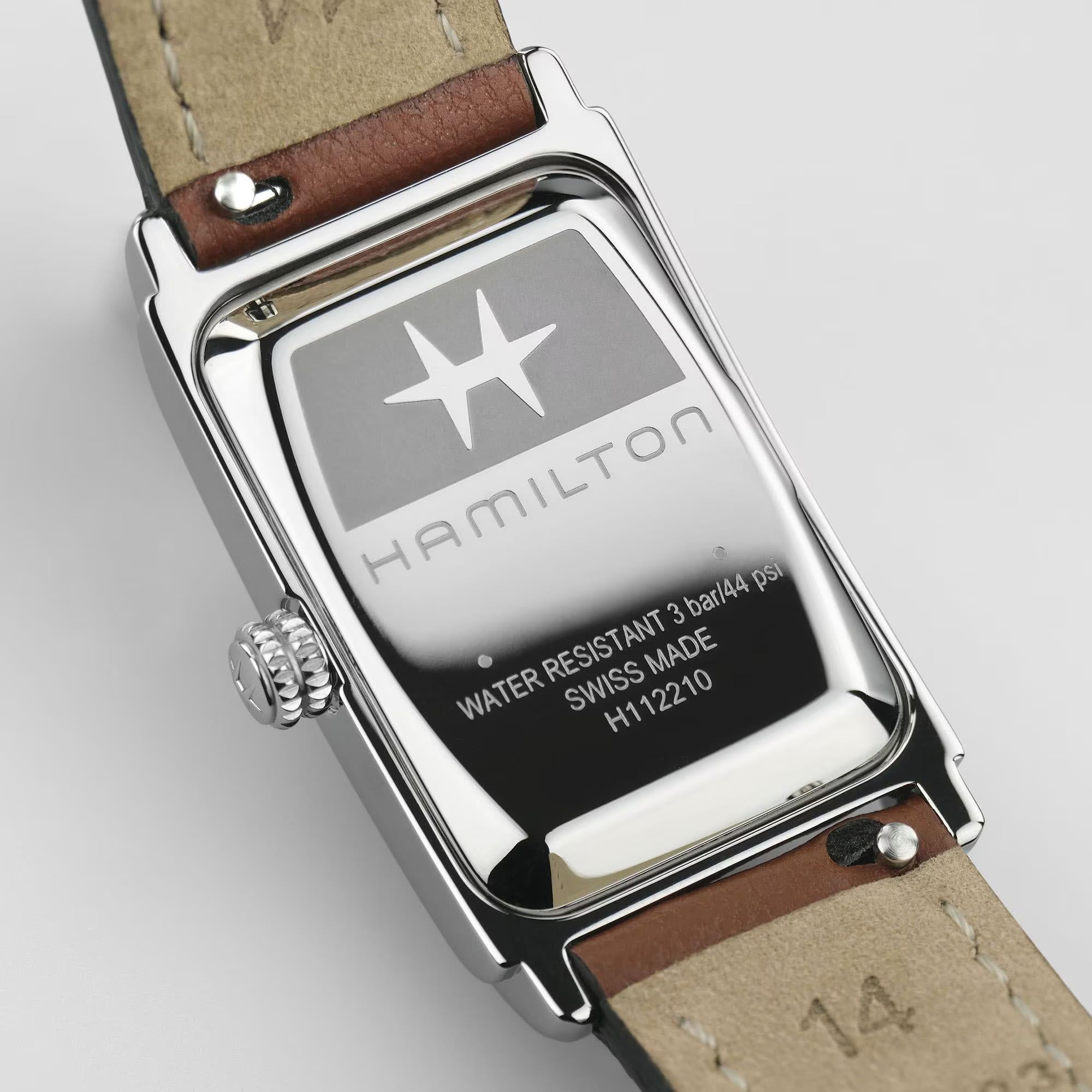 Hamilton American Classic 19mm Silver Dial Leather Ladies Quartz Watch H11221550