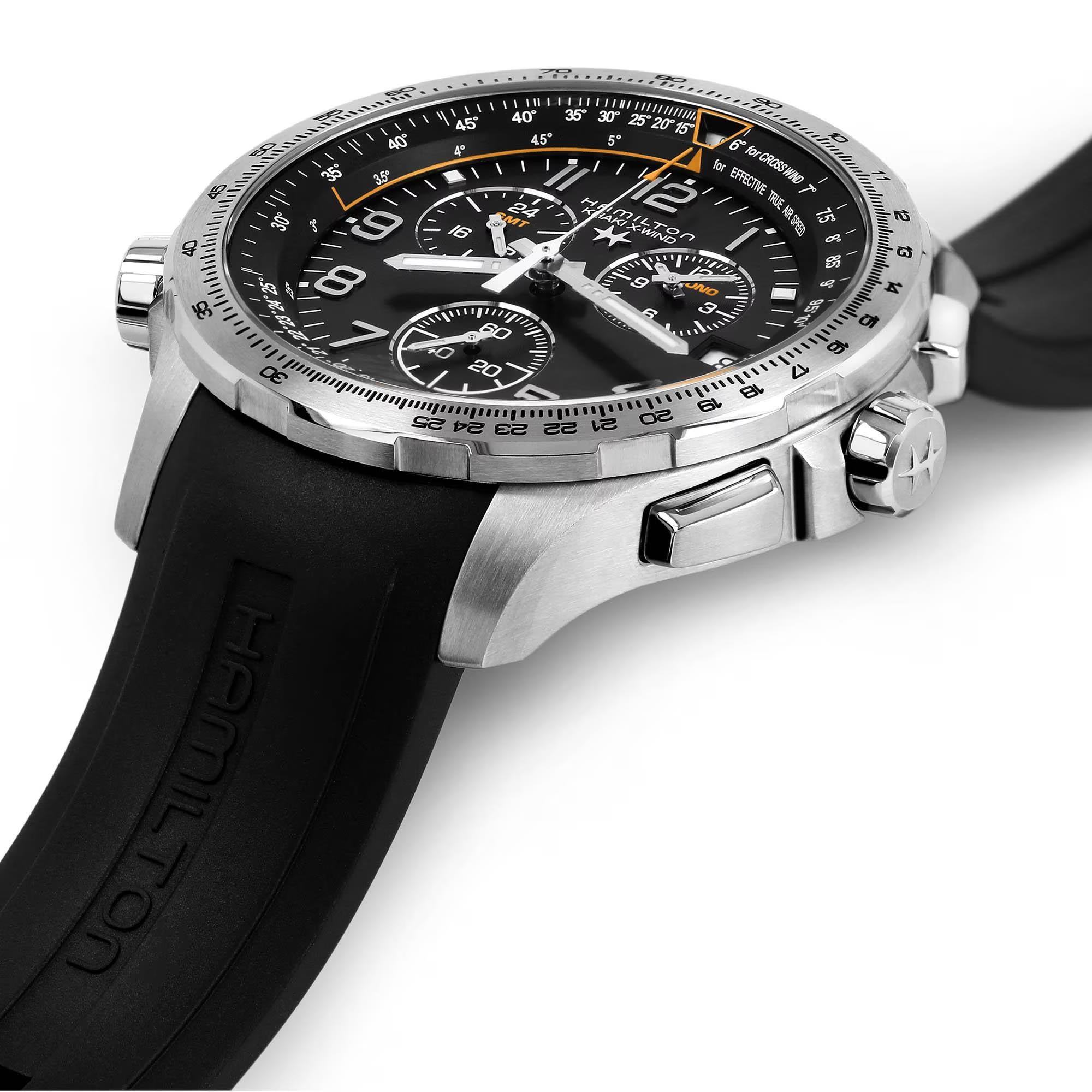 Hamilton Khaki Aviation Quartz Black Dial Men's Watch H77912335