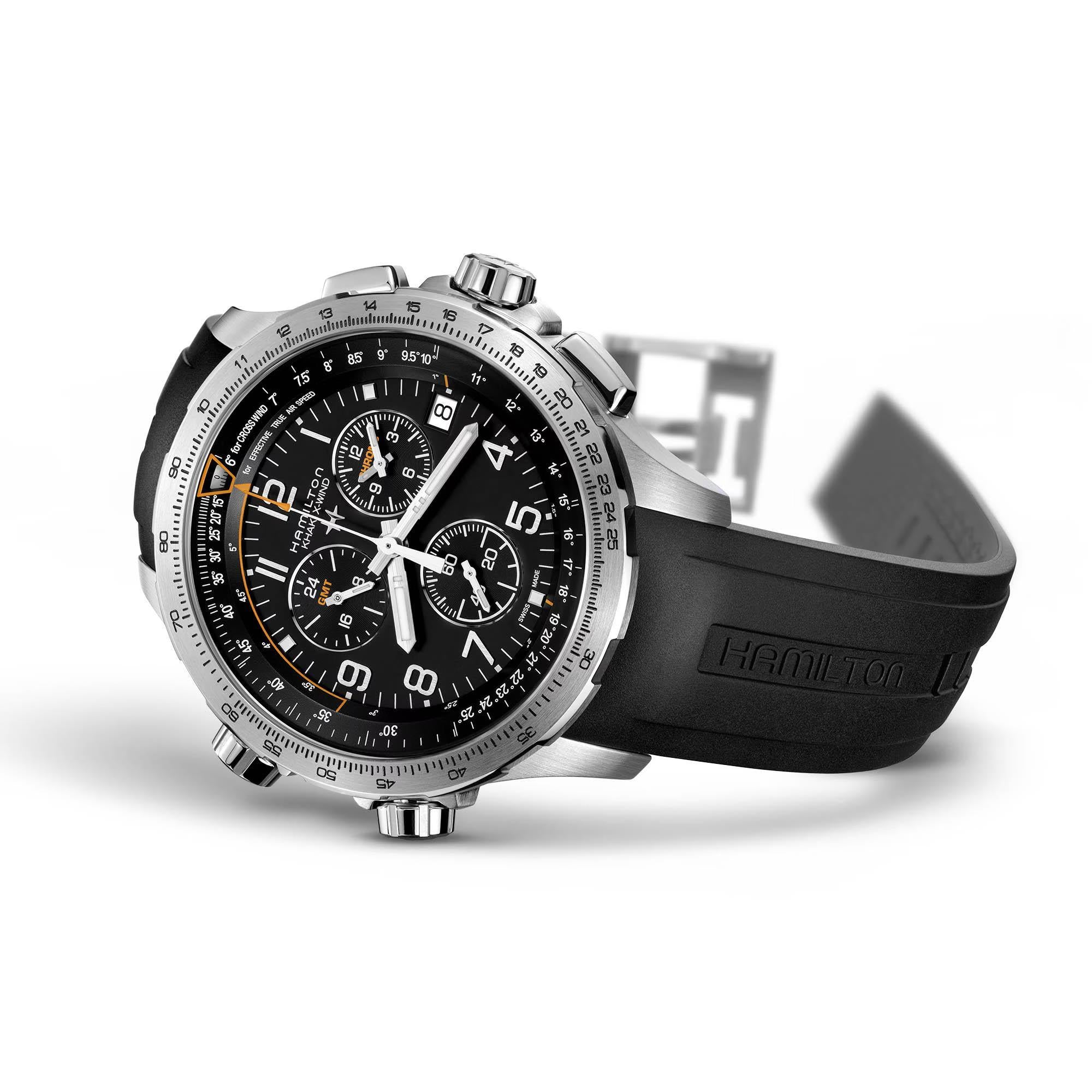 Hamilton Khaki Aviation Quartz Black Dial Men's Watch H77912335