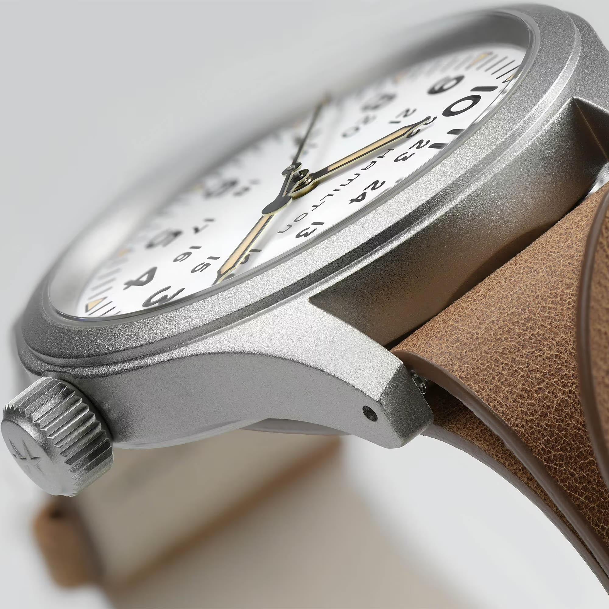 Hamilton Khaki Field White Dial Unisex Watch H69439511