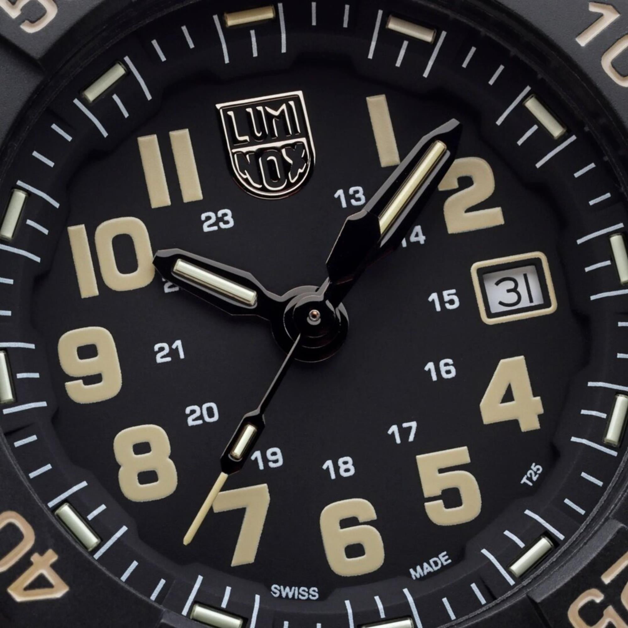 Luminox Seal 45mm Black Dial Rubber Mens Quartz Watch XS.3510