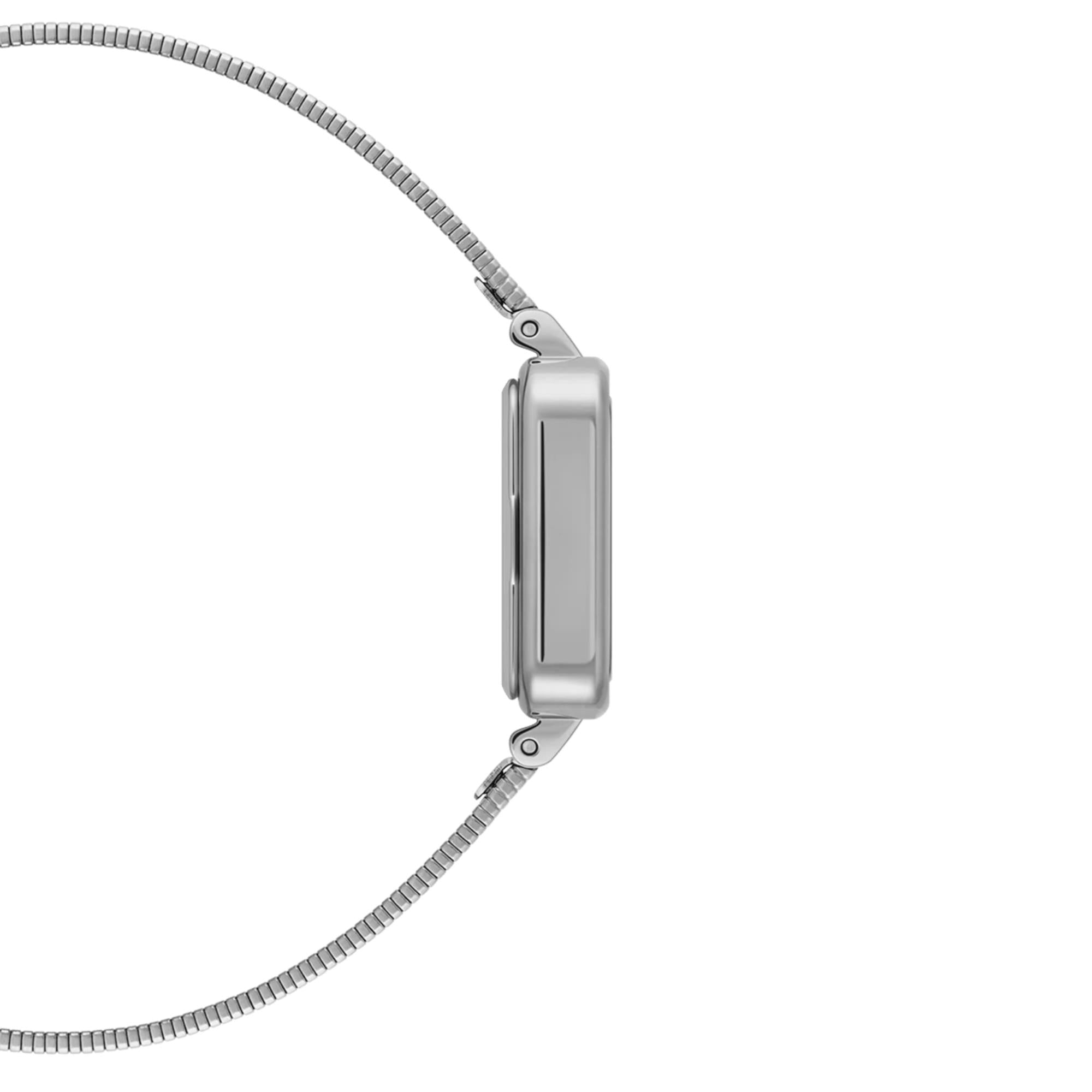 Daniel Wellington Quadro 22mm Schwarzes Zifferblatt Stahl Damen Quarz Uhr DW00100522