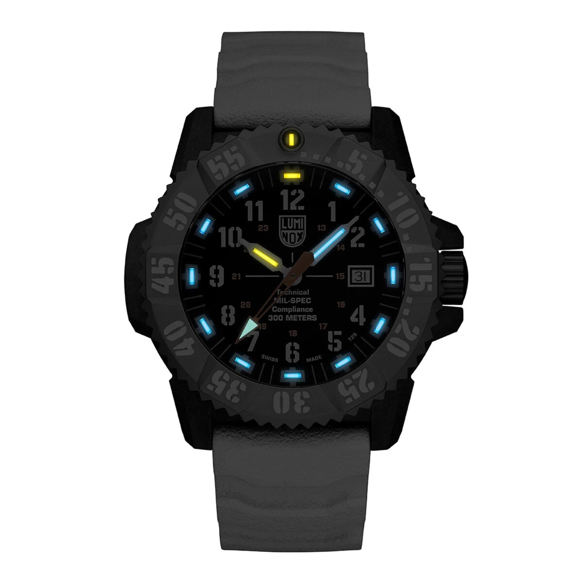 Luminox MIL-SPEC 46mm Black Dial Rubber Mens Quartz Watch XL.3359.SET