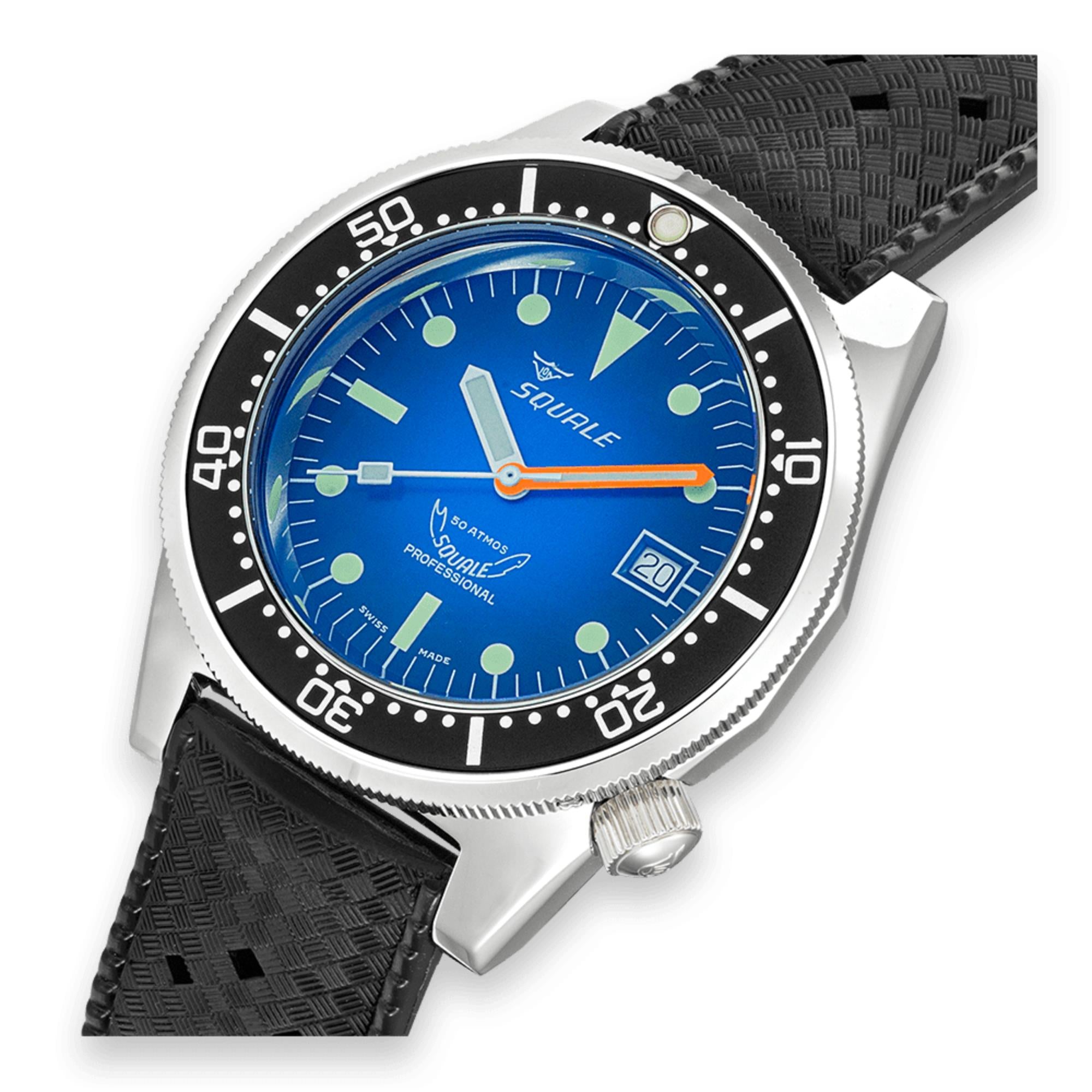 Squale 1521PROFD.HT 1521 Blue Ray Automatic Men's Watch