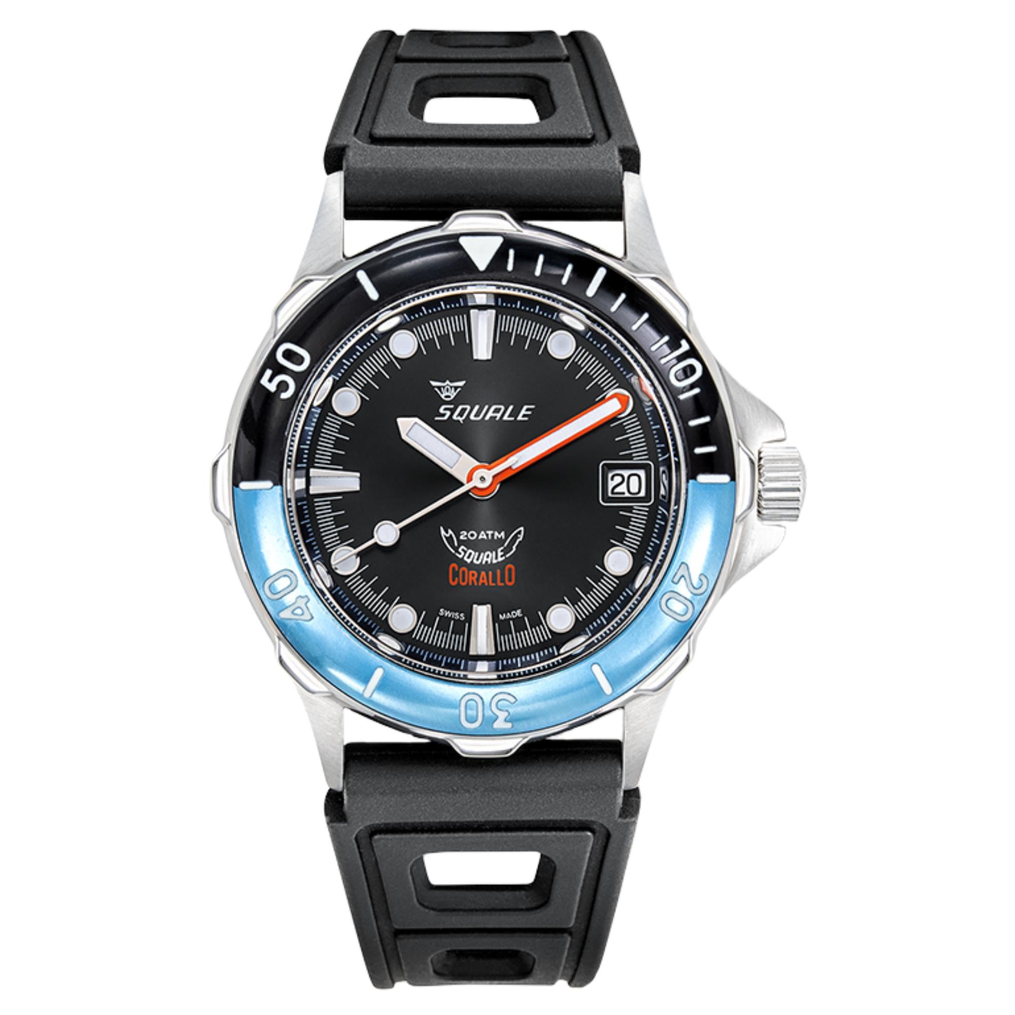 Squale Corallo NOS 2008 Limited Edition Automatic Men's Watch CORALBICBK.RBK