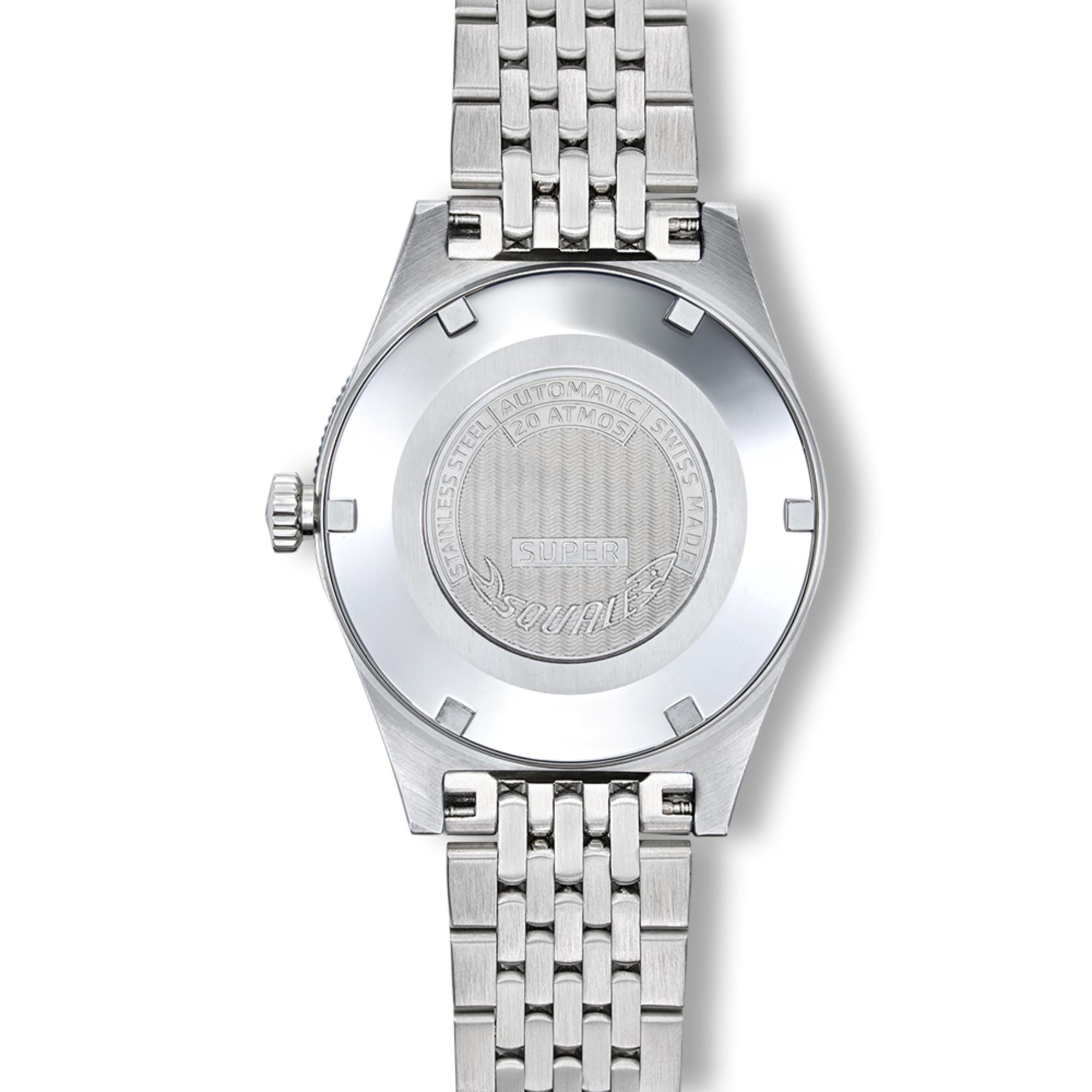 Squale Super-Squale Große Pfeile Automatik Grünes Zifferblatt Stahlarmband Herren Uhr SUPERSSAGR.AC