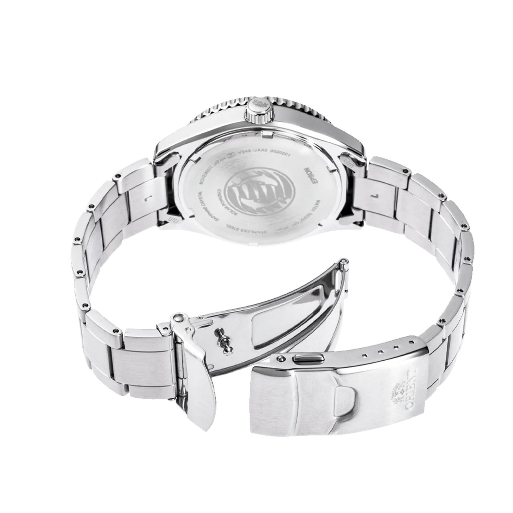 Orient RA-WJ0004Y10B Mako Solar Quartz Men's Watch