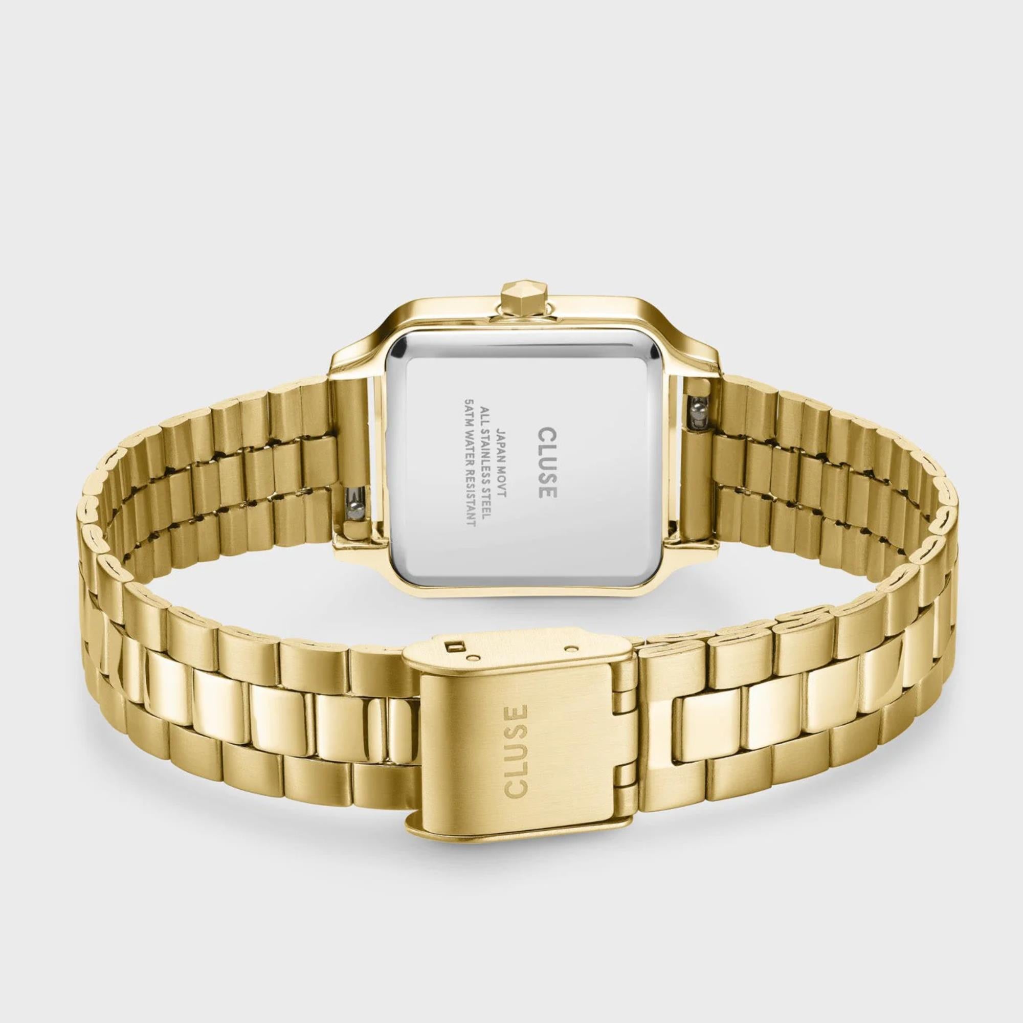 Montre femme CLUSE Gracieuse Petite Quartz cadran or bracelet acier CW11802