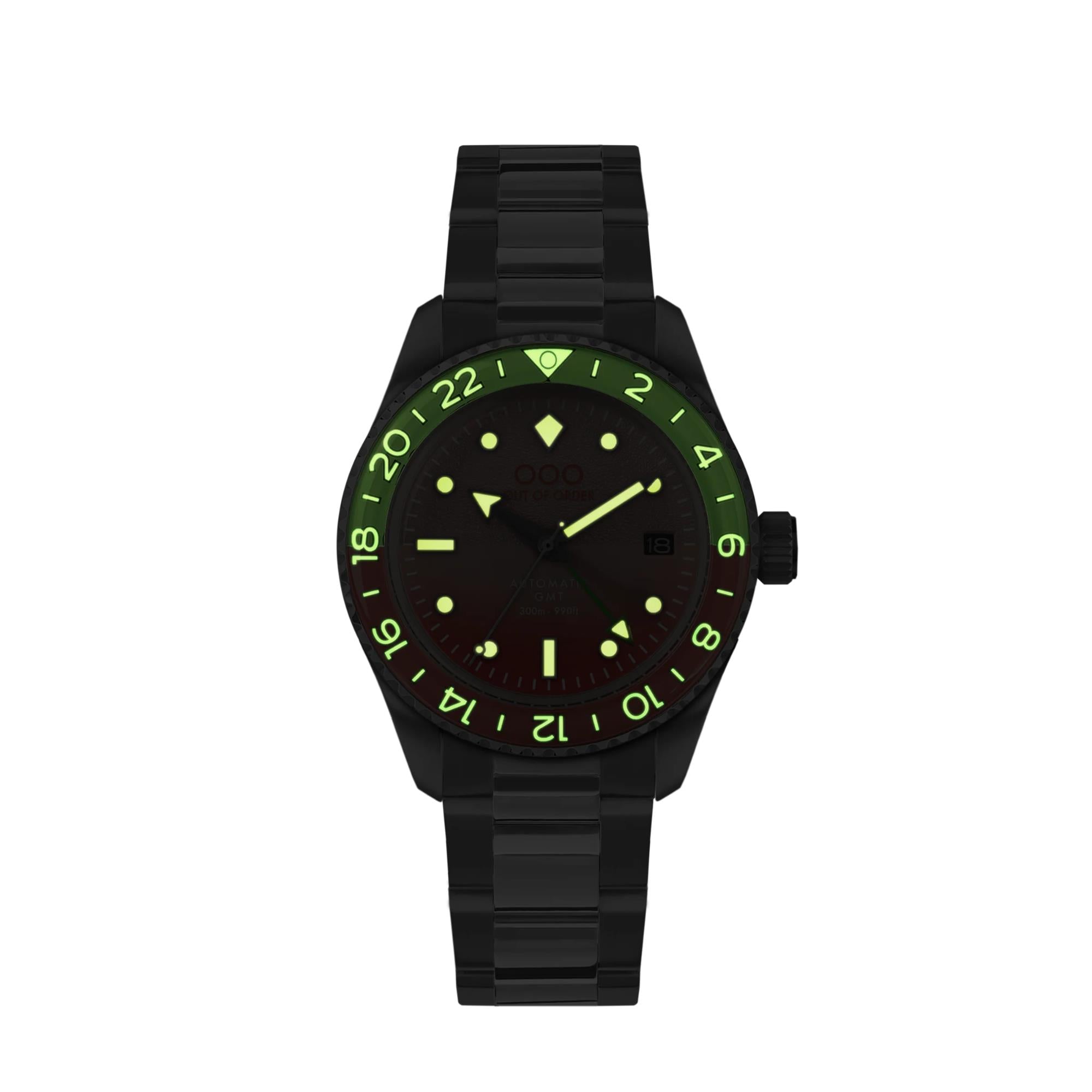 Out Of Order OOO.001-25.PA.BAND.SS Shaker GMT Men's Watch